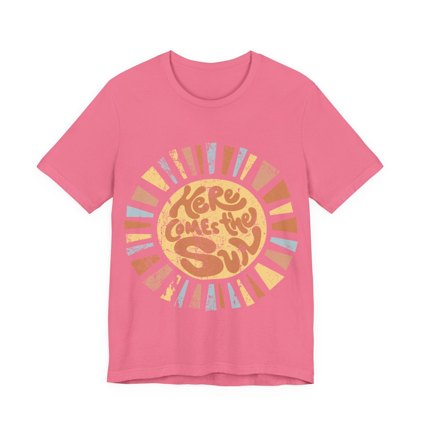 Here Comes the Sun Shirt, Retro Summer Tee, Vintage Sunshine Shirt, 4th of July Shirt, Boho Summer Graphic Tee