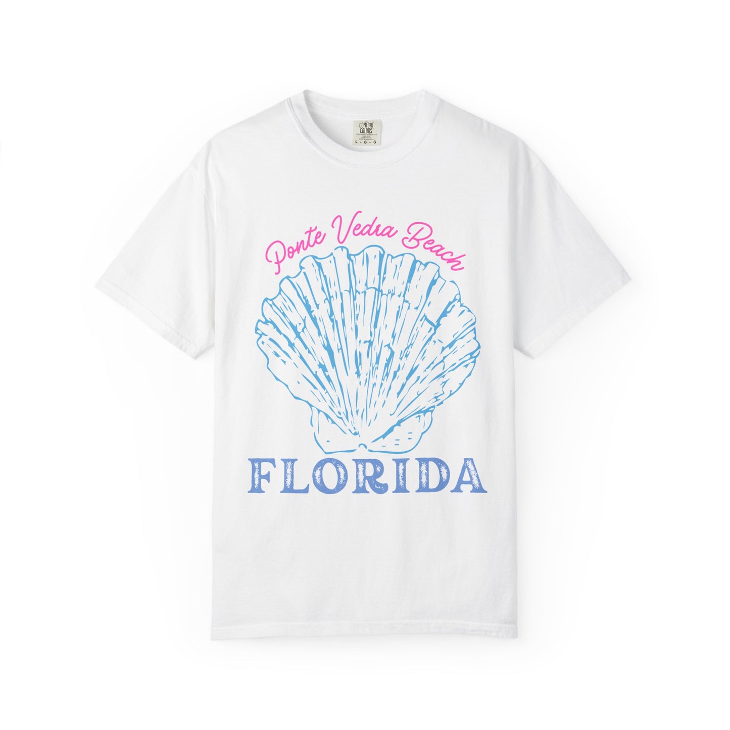 Ponte Vedra Beach Florida Shirt, Coastal Shell Tee, Florida Beach Shirt, Ponte Vedra Souvenir, Beach Vacation T-Shirt