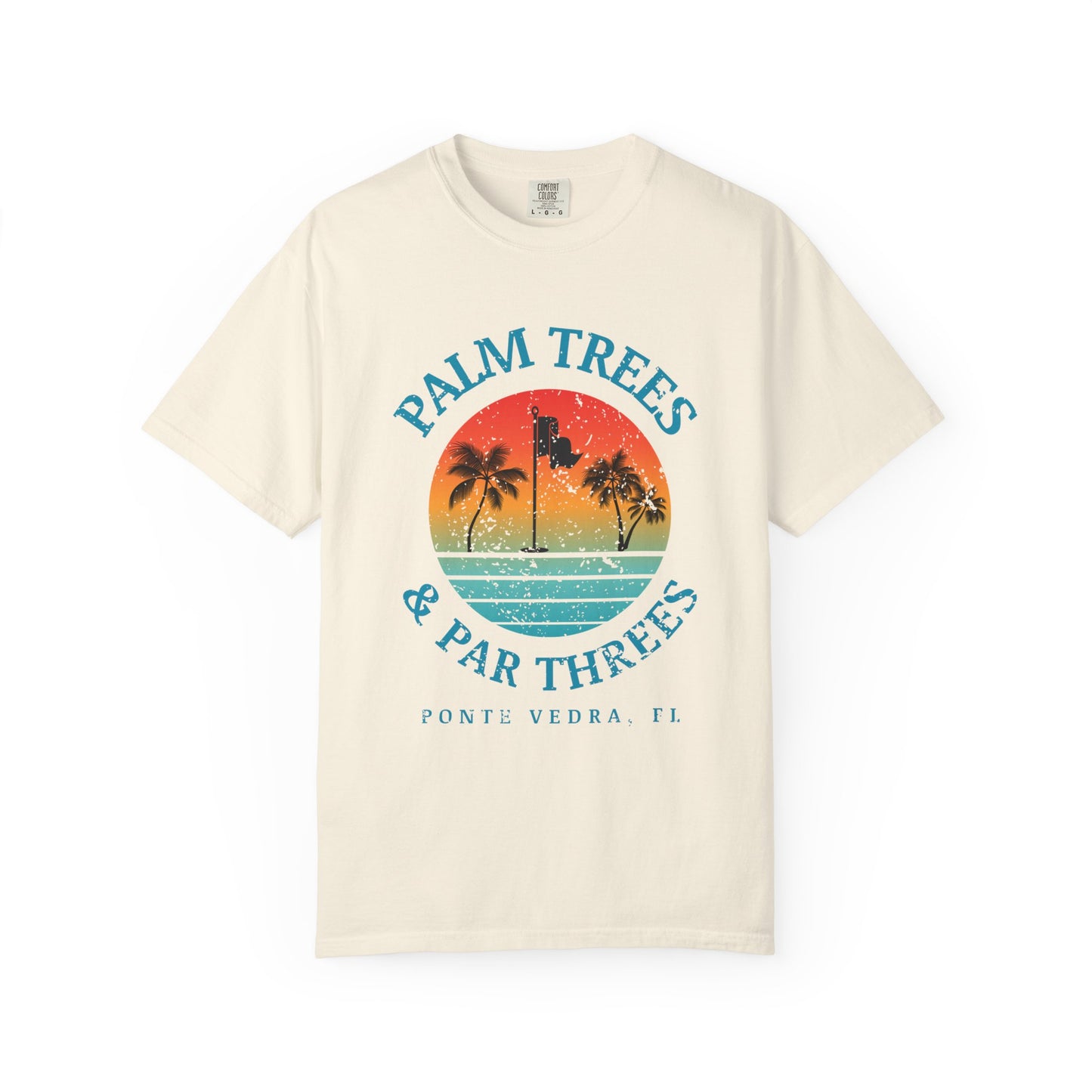 Ponte Vedra Beach, Saltwater & Sand Wedges Shirt, Beach Golf Tee, Golf Vacation T-Shirt, Coastal Lifestyle Apparel, Golfer Gift for Men