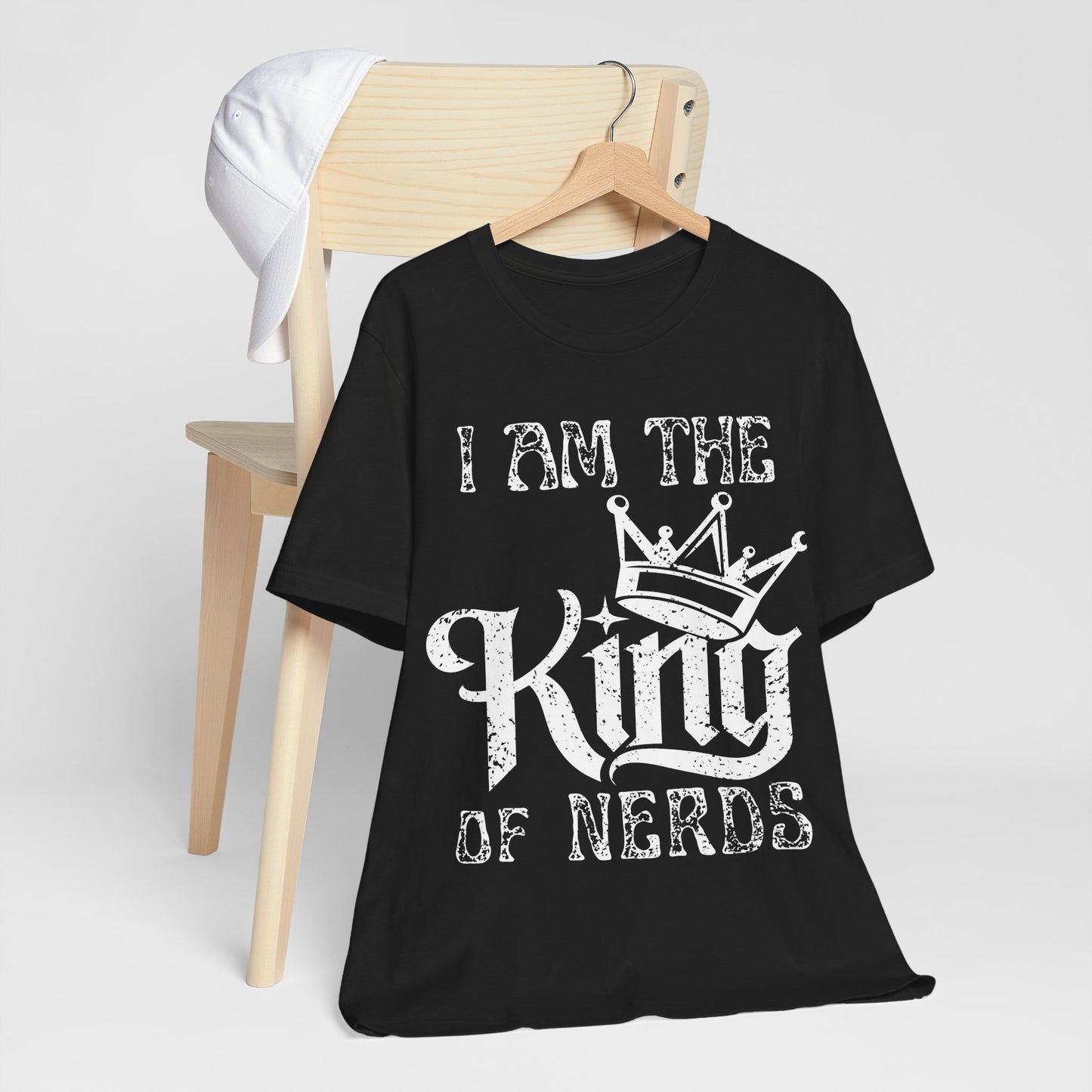 King of Nerds Shirt, Funny Nerd Shirt, Geek Pride Tee, Gamer Shirt, Nerd Humor Tee, Geek Gift, Comic Style Graphic Tee