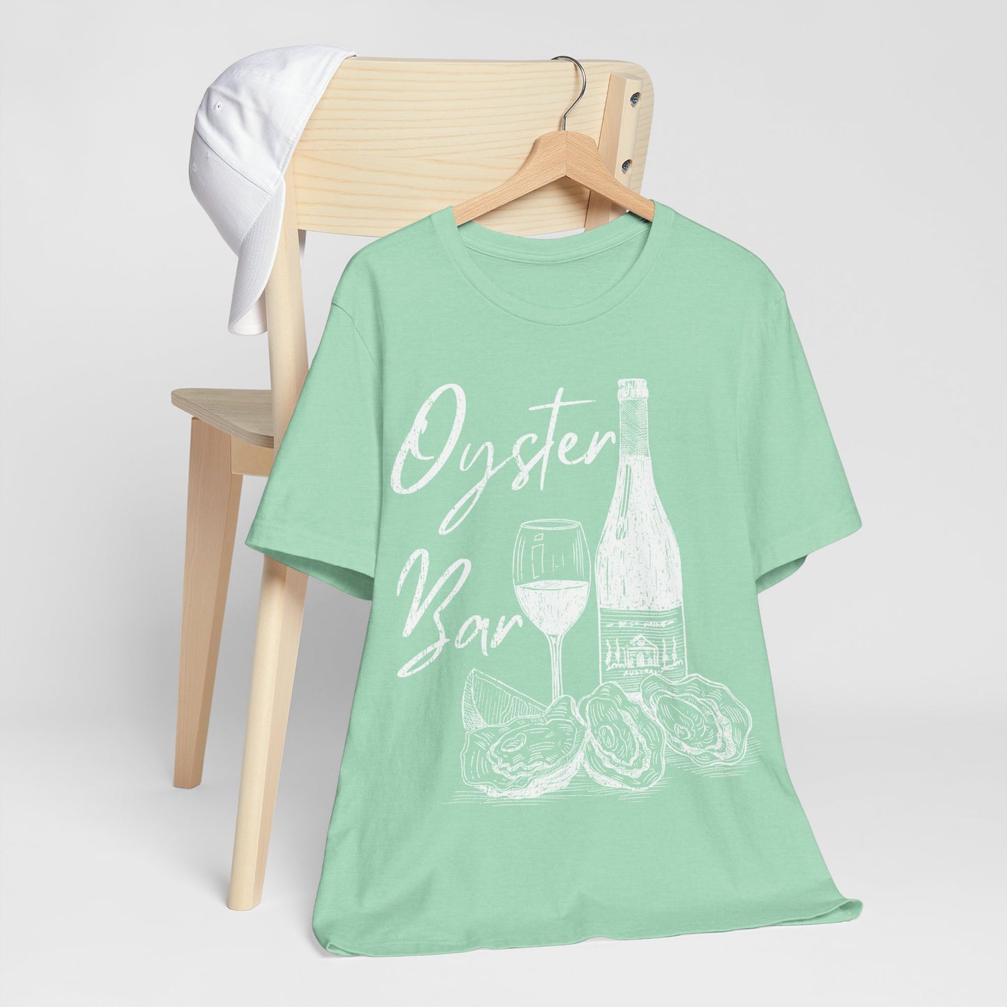 Oyster Bar Shirt, Coastal Grandma Tee, Beach Vacation Shirt, Seafood Lover Shirt, Coastal Chic Tee, Wine Lover Shirt, Summer Beach Tee
