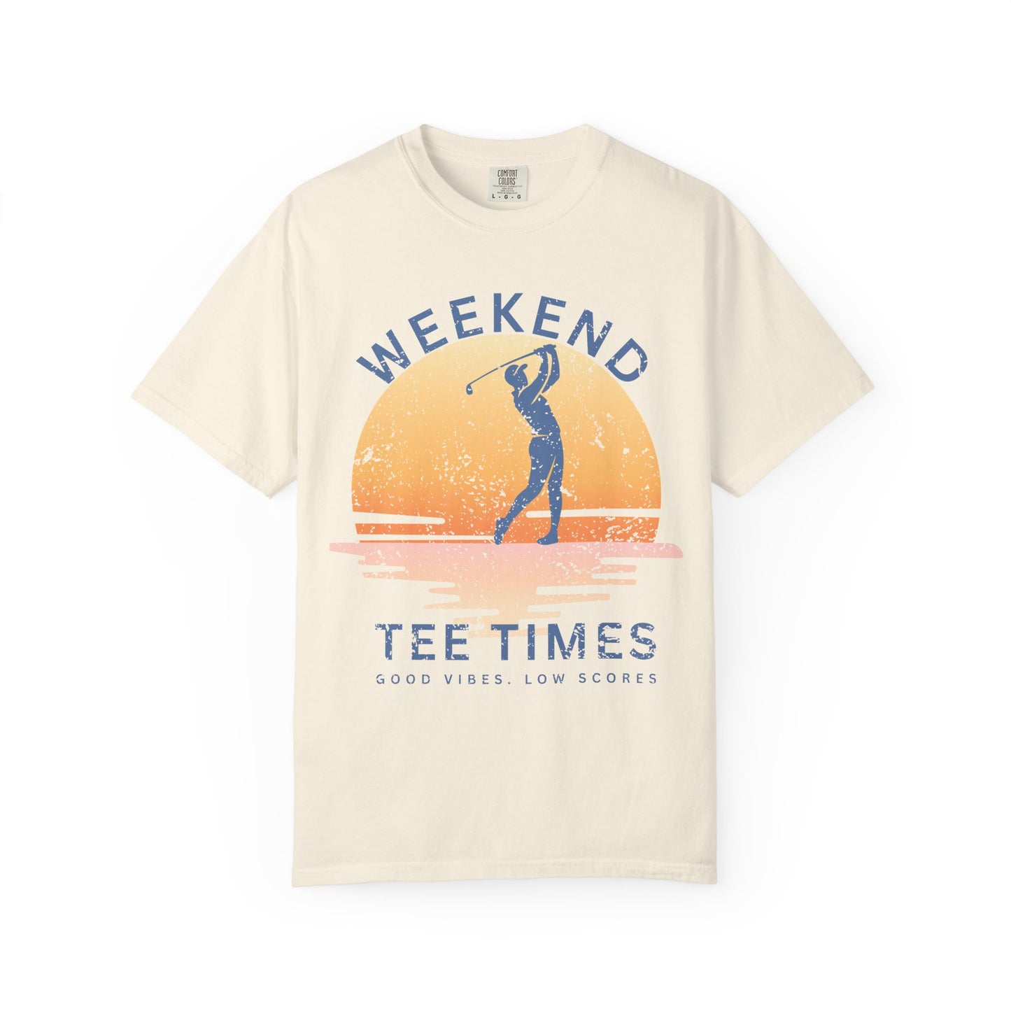 Weekend Tee Times Shirt, Coastal Golf Tee, Golf Vacation Shirt, Beach Golf T-Shirt, Funny Golfer Gift, Golf Lifestyle Tee