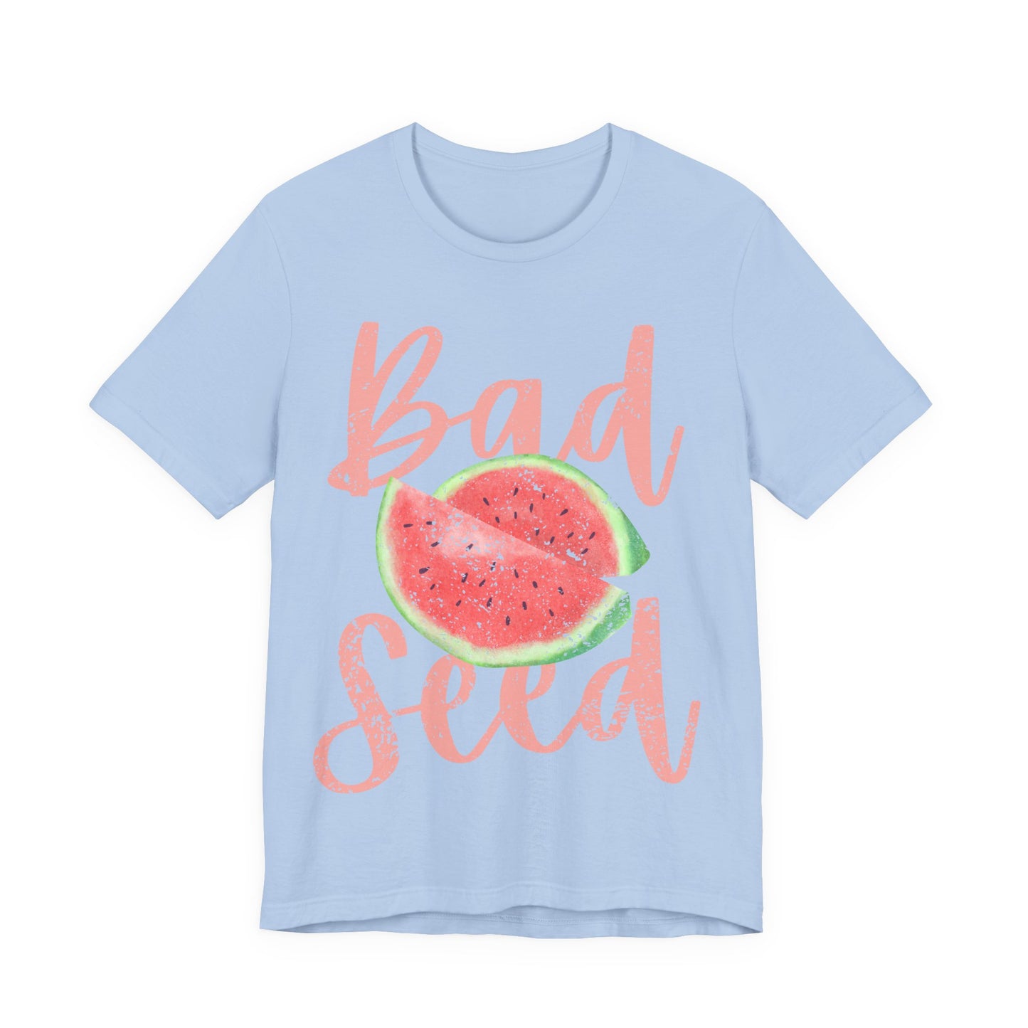 Bad Seed Watermelon Shirt, Cute Summer Tee, Funny Sassy Graphic Tee, Trendy Aesthetic Shirt, Fruit Graphic Tee, Teen Girl Outfit