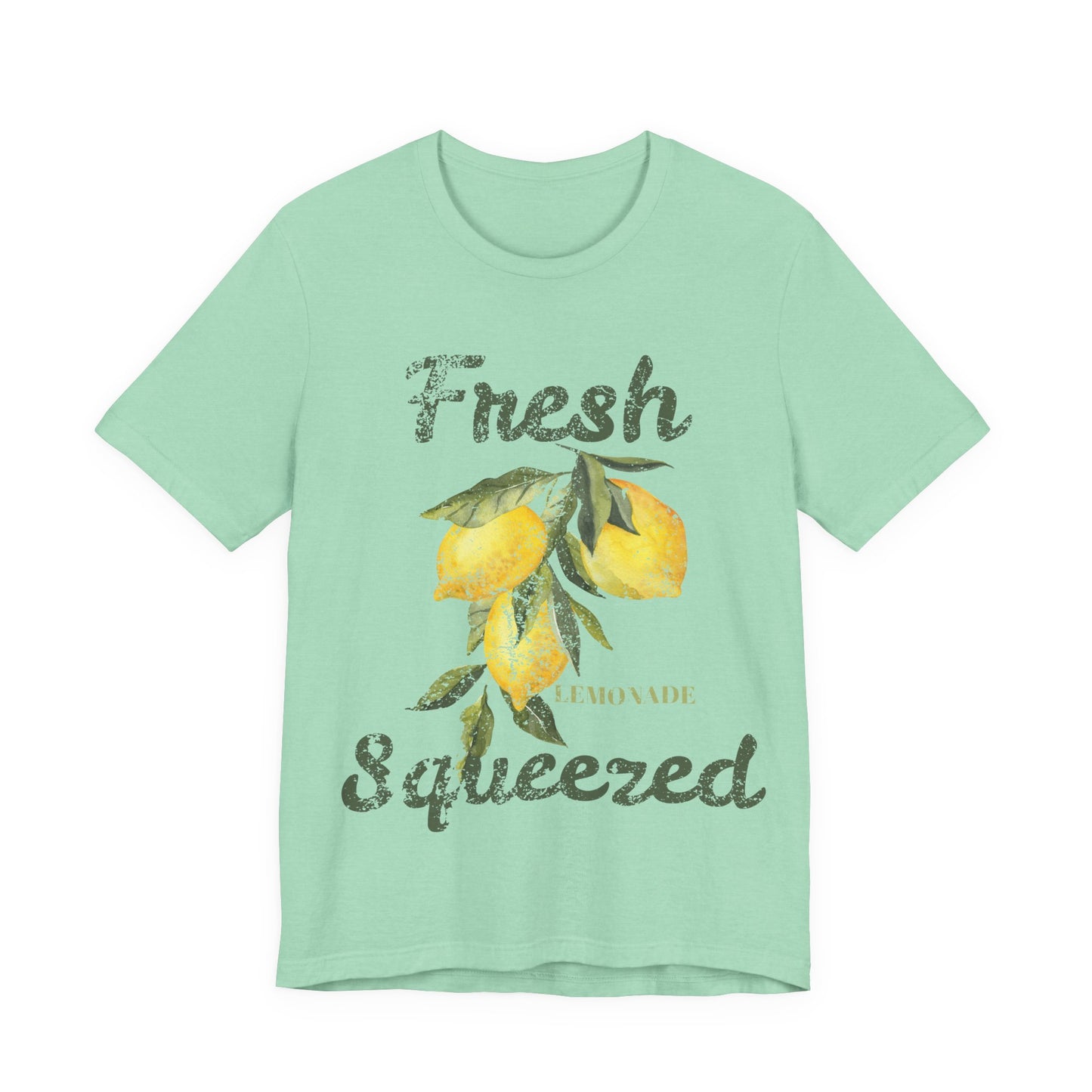 Fresh Squeezed Lemon Shirt, Lemon Graphic Tee, Cute Summer Citrus Shirt, Lemon Lover Gift, Retro Fruit Graphic T-Shirt