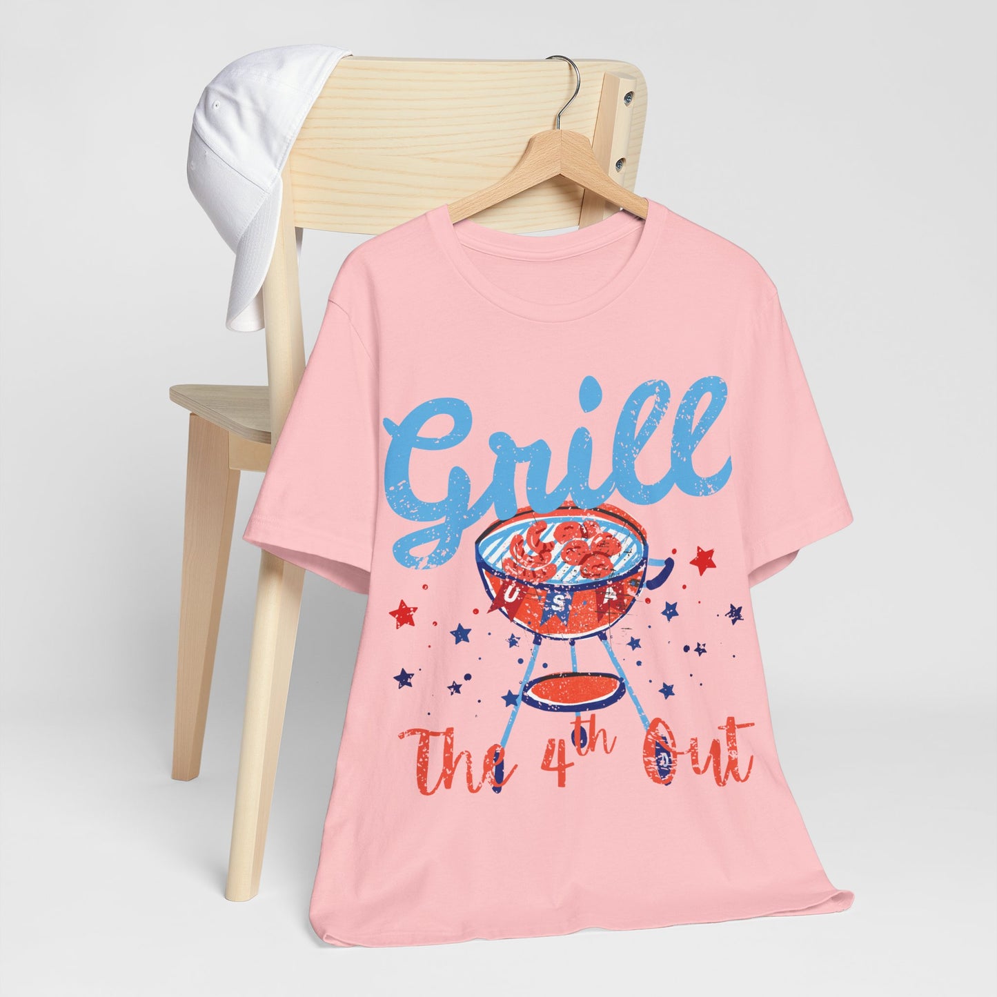 Grill the 4th Out T-shirt, Funny 4th of July BBQ Tee, Patriotic Grill Shirt, Independence Day T-Shirt, Summer Cookout Tee