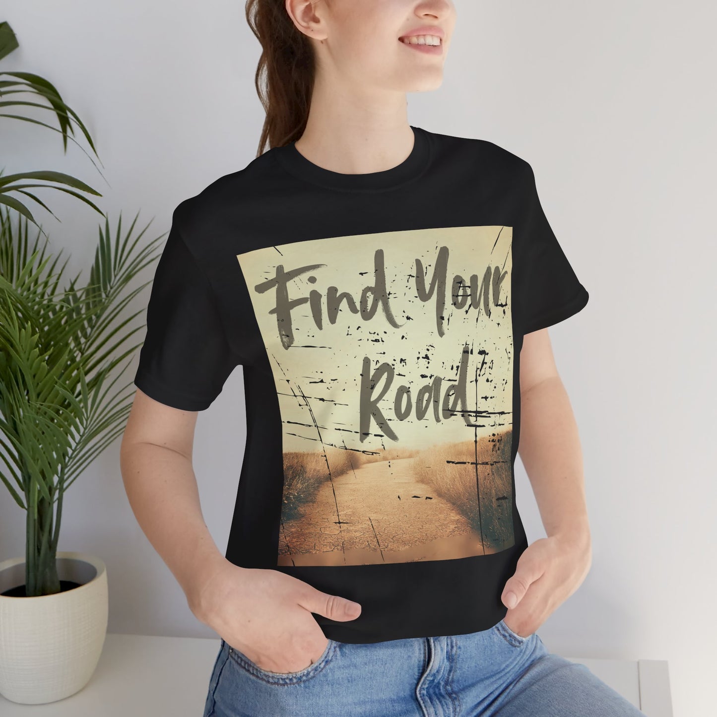 Find Your Road Shirt, Beach Graphic Tee, Coastal Summer Shirt, Vintage Road Trip Tee, Wanderlust T-Shirt, Travel Lover Gift, Retro Beach Tee