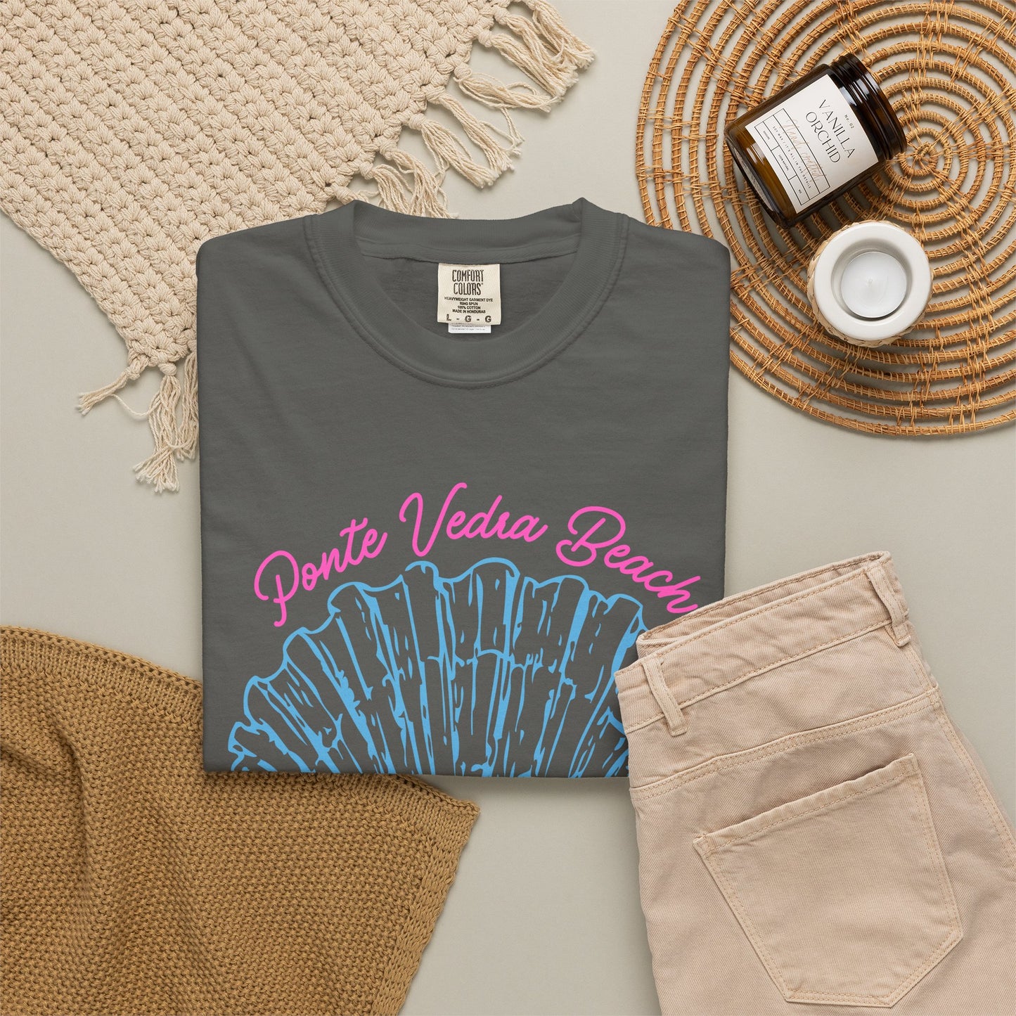 Ponte Vedra Beach Florida Shirt, Coastal Shell Tee, Florida Beach Shirt, Ponte Vedra Souvenir, Beach Vacation T-Shirt