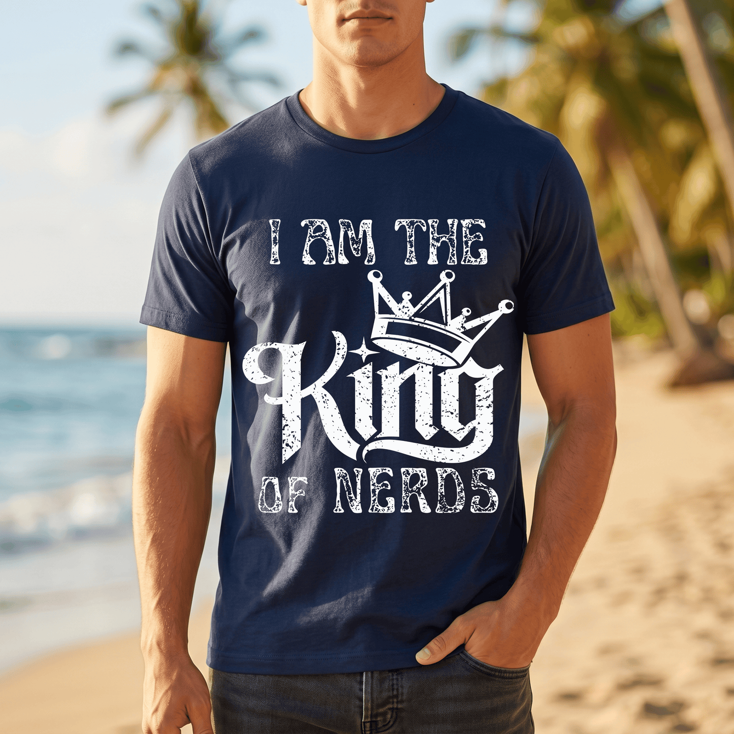 King of Nerds Shirt, Funny Nerd Shirt, Geek Pride Tee, Gamer Shirt, Nerd Humor Tee, Geek Gift, Comic Style Graphic Tee