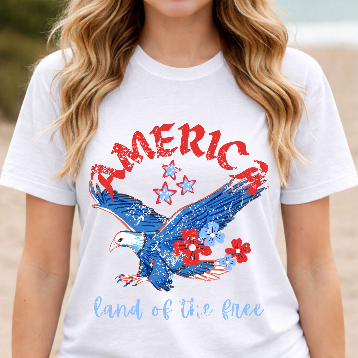 Vintage America Eagle Shirt, Patriotic 4th of July Tee, Retro USA Shirt, Independence Day Outfit, Americana Graphic Tee, July 4th Shirt