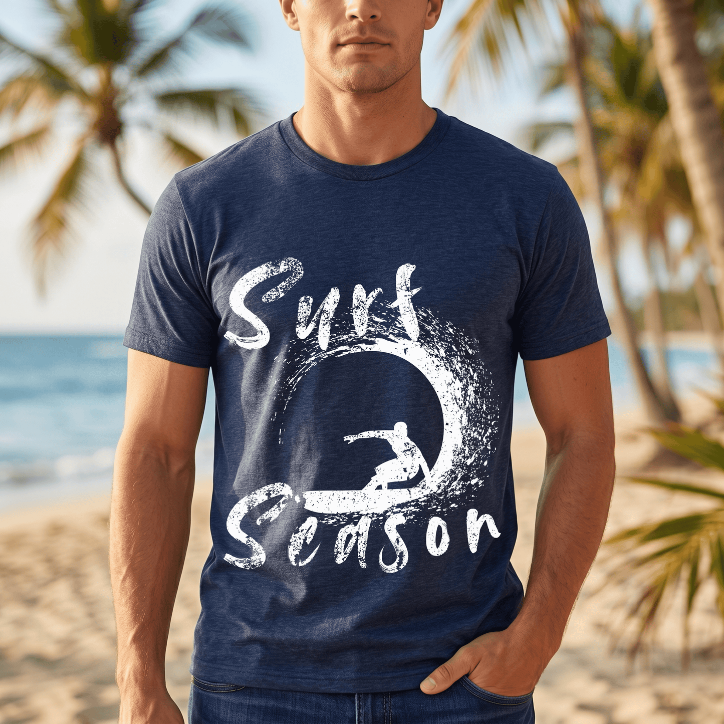 Surf Season Shirt, Retro Surf Tee, Beach Shirt, Coastal Summer Shirt, Vintage Surfing Tee, Ocean Graphic Tee, Surfer Gift