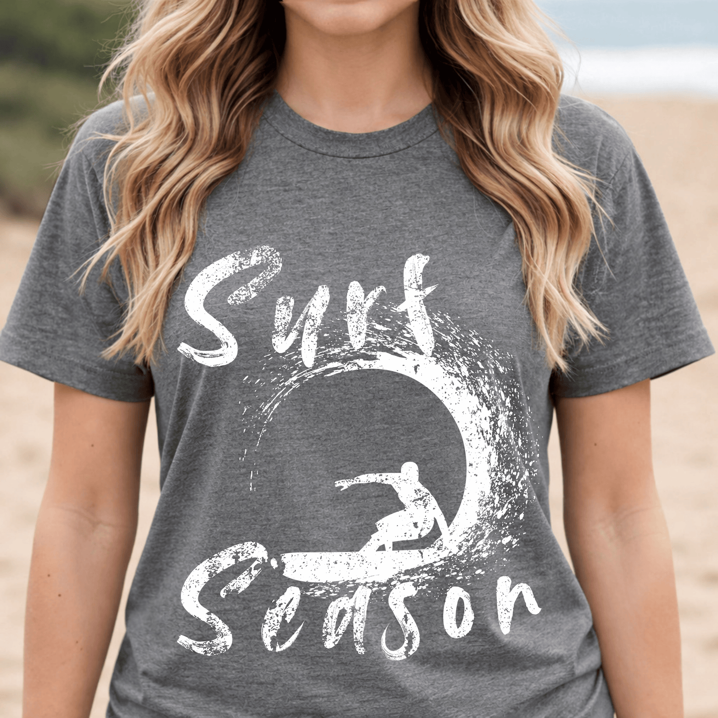 Surf Season Shirt, Retro Surf Tee, Beach Shirt, Coastal Summer Shirt, Vintage Surfing Tee, Ocean Graphic Tee, Surfer Gift