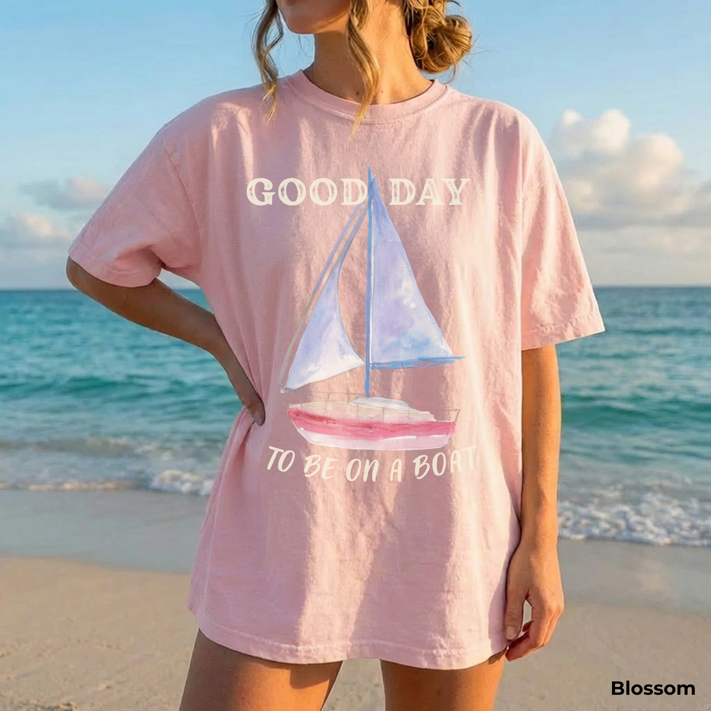 Good Day to Be on a Boat Shirt, Coastal Boat Tee, Lake Life Shirt, Beach Vacation T-Shirt, Nautical Summer Tee, Boat Lover Gift