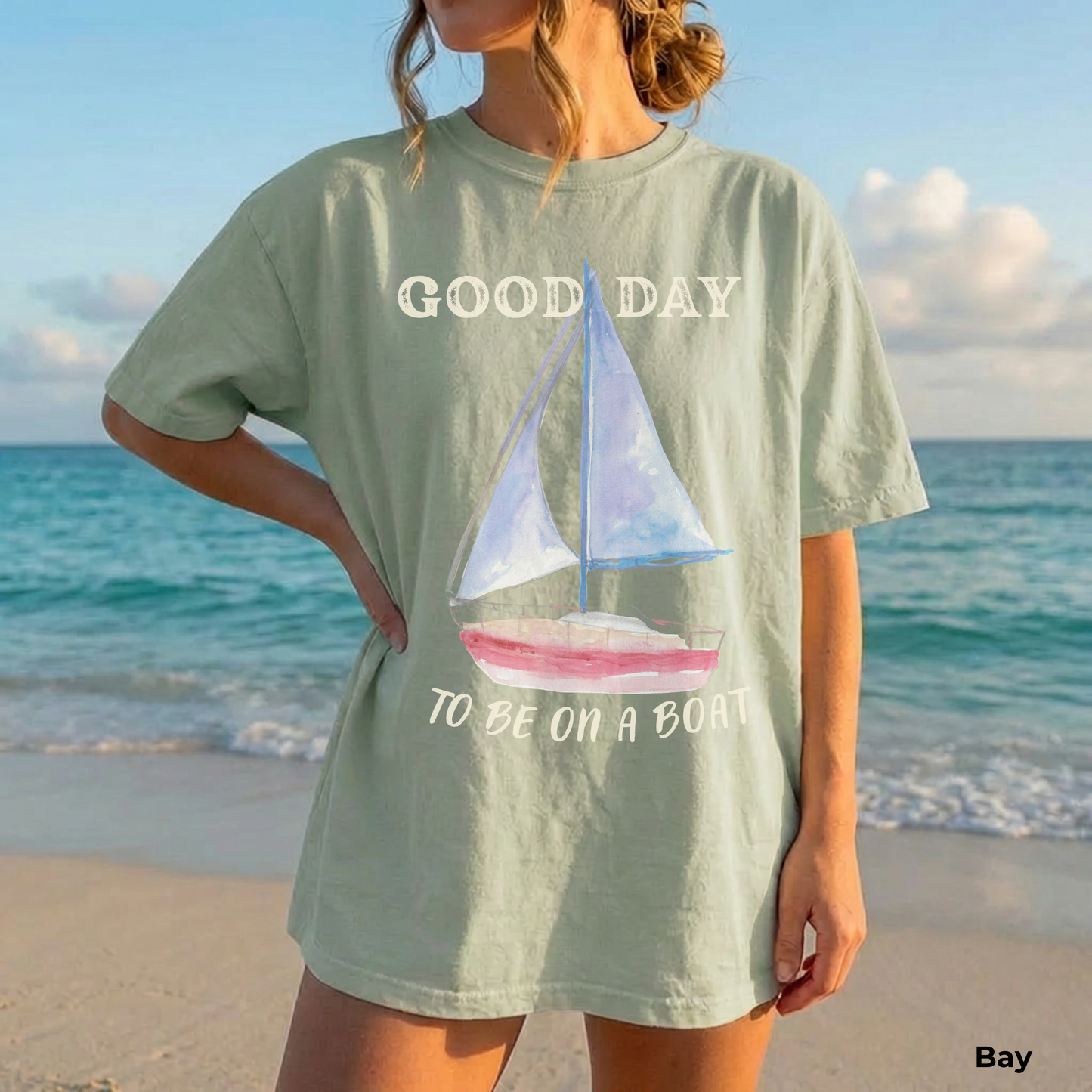 Good Day to Be on a Boat Shirt, Coastal Boat Tee, Lake Life Shirt, Beach Vacation T-Shirt, Nautical Summer Tee, Boat Lover Gift
