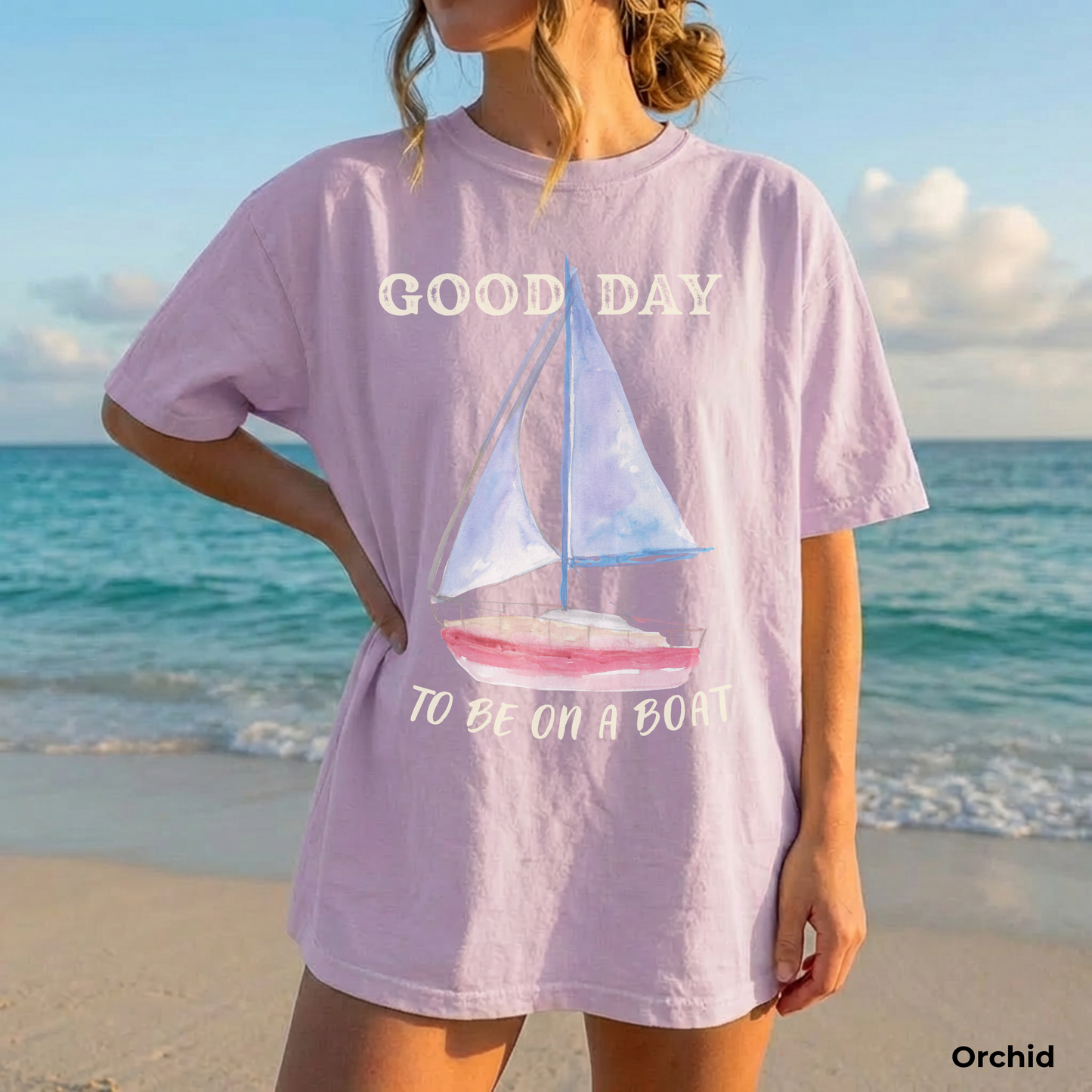 Good Day to Be on a Boat Shirt, Coastal Boat Tee, Lake Life Shirt, Beach Vacation T-Shirt, Nautical Summer Tee, Boat Lover Gift
