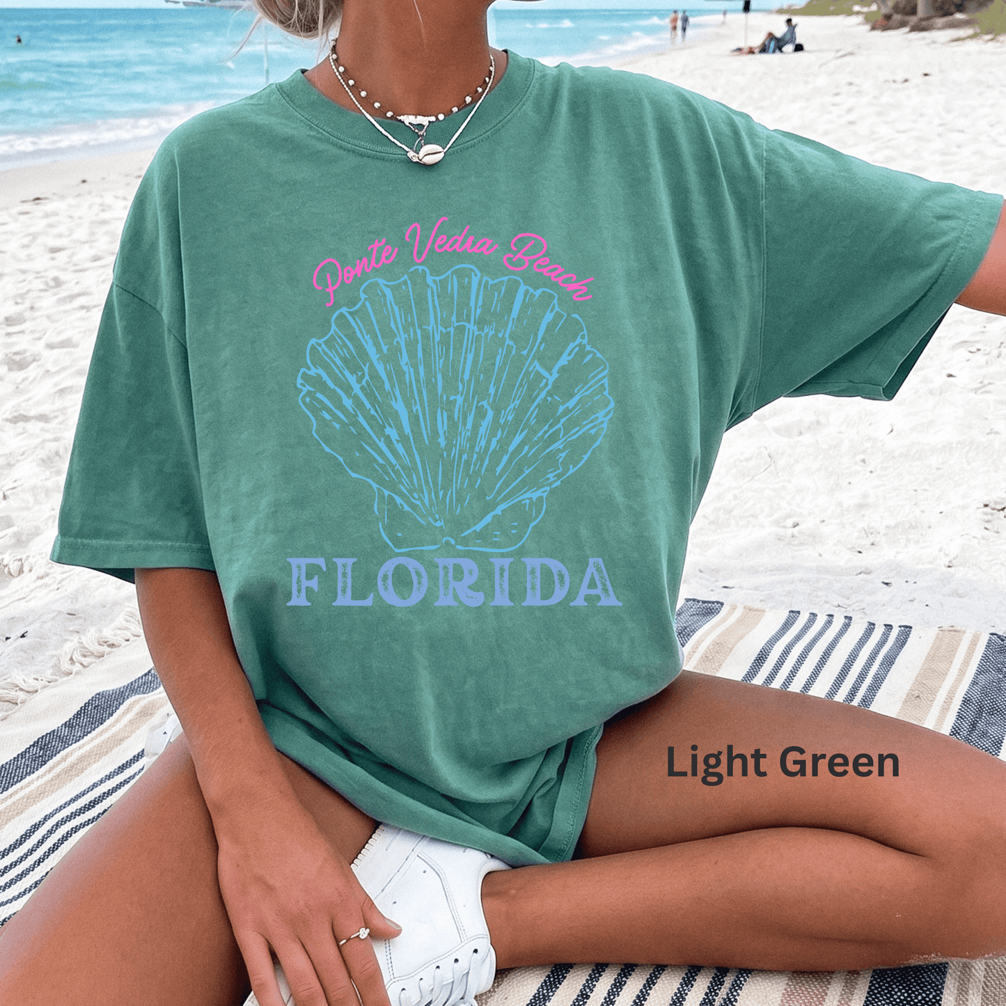 Ponte Vedra Beach Florida Shirt, Coastal Shell Tee, Florida Beach Shirt, Ponte Vedra Souvenir, Beach Vacation T-Shirt