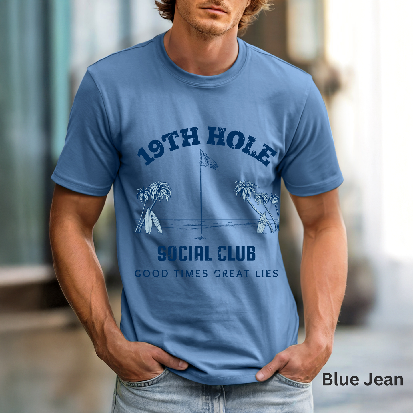 19th Hole Social Club Shirt, Funny Golf Shirt, Golf Drinking Tee, Golf Vacation T-Shirt, Golfer Gift, Golf Trip Apparel