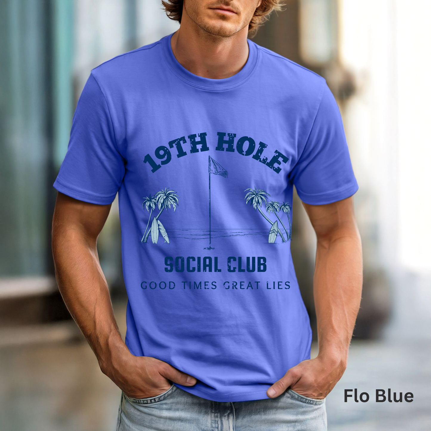 19th Hole Social Club Shirt, Funny Golf Shirt, Golf Drinking Tee, Golf Vacation T-Shirt, Golfer Gift, Golf Trip Apparel