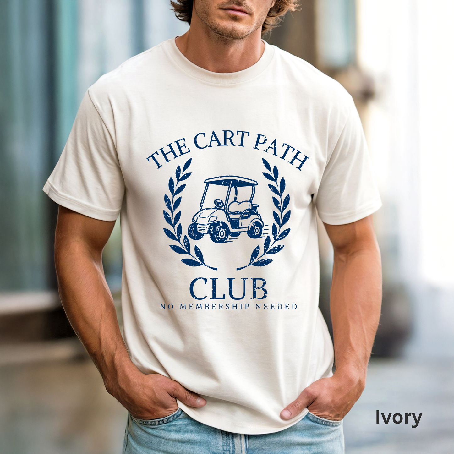 The Cart Path Club Shirt, Funny Golf Shirt, Golf Humor Tee, Cart Path Only Golf T-Shirt, Golfer Gift, Golf Vacation Tee