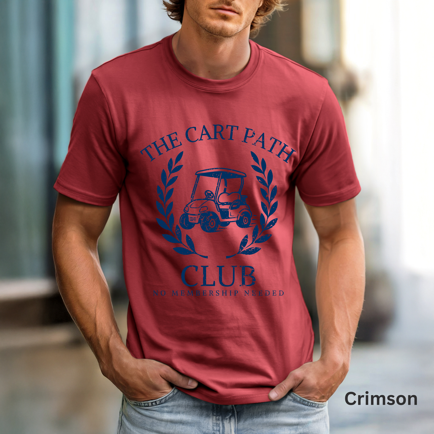 The Cart Path Club Shirt, Funny Golf Shirt, Golf Humor Tee, Cart Path Only Golf T-Shirt, Golfer Gift, Golf Vacation Tee