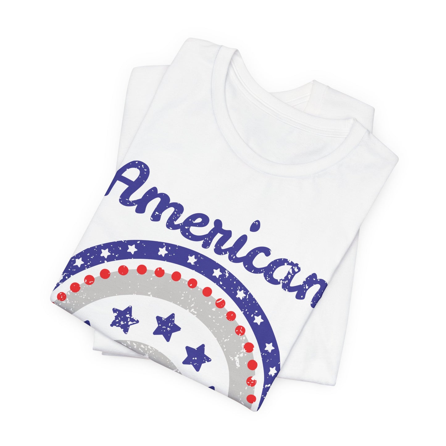 American Girl Shirt, 4th of July Shirt Women, Patriotic USA Tee, Cute Independence Day Outfit, Red White Blue Shirt, USA Graphic Tee
