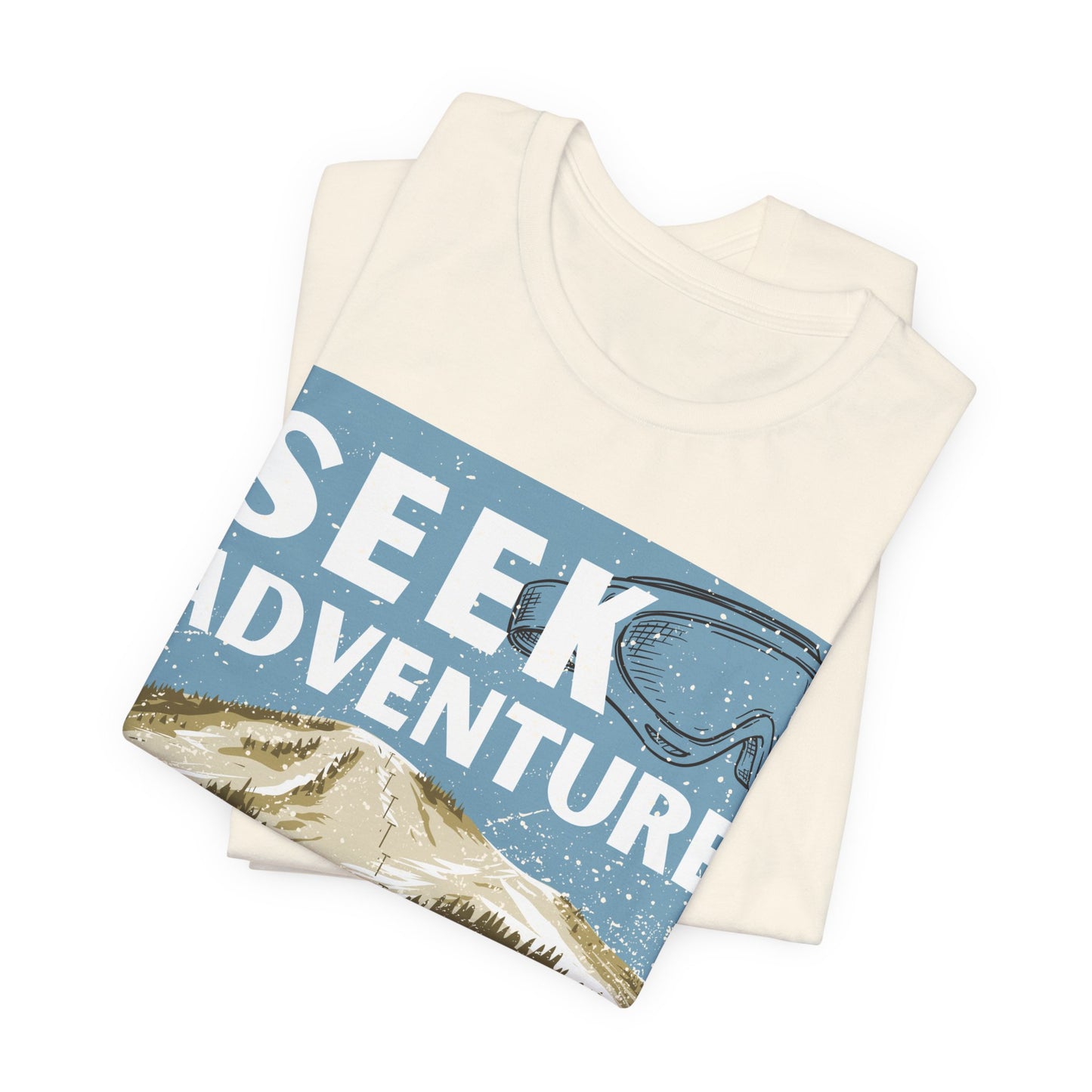Seek Adventure Shirt, Ski Graphic Tee, Winter Mountain Shirt, Snowboarding Tee, Ski Trip Shirt, Outdoor Adventure Shirt, Travel Tee