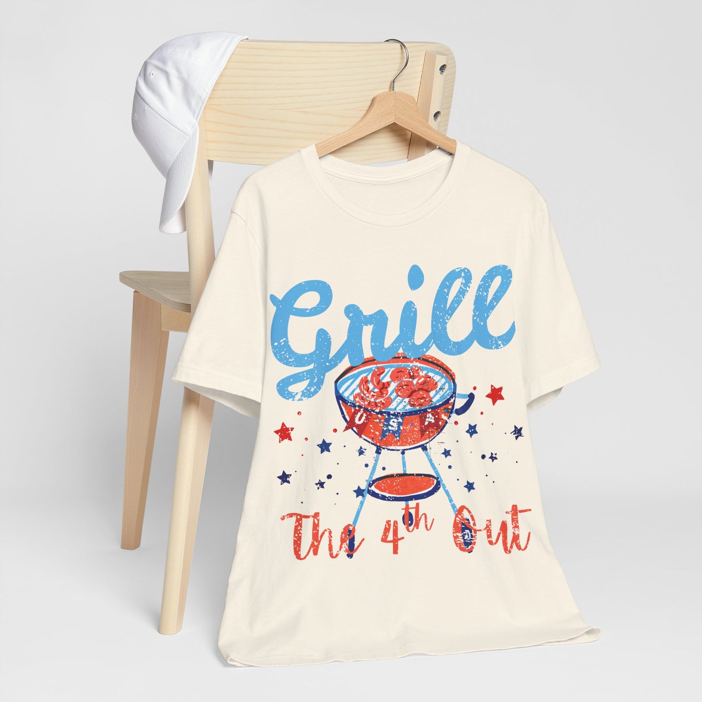 Grill the 4th Out T-shirt, Funny 4th of July BBQ Tee, Patriotic Grill Shirt, Independence Day T-Shirt, Summer Cookout Tee