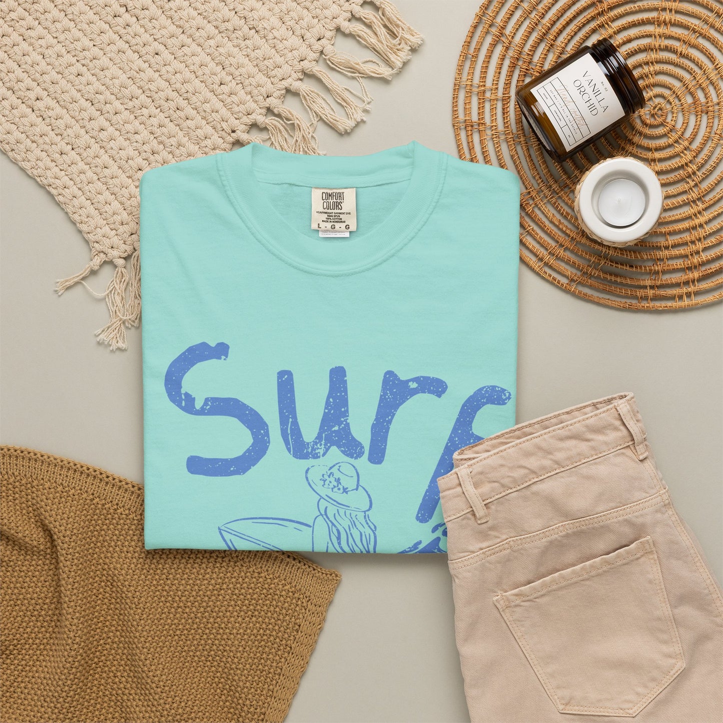 Surf Season Shirt, Beach Graphic Tee, Coastal Summer Shirt, Surfer Girl T-Shirt, Ocean Lover Gift, Beach Vacation Tee
