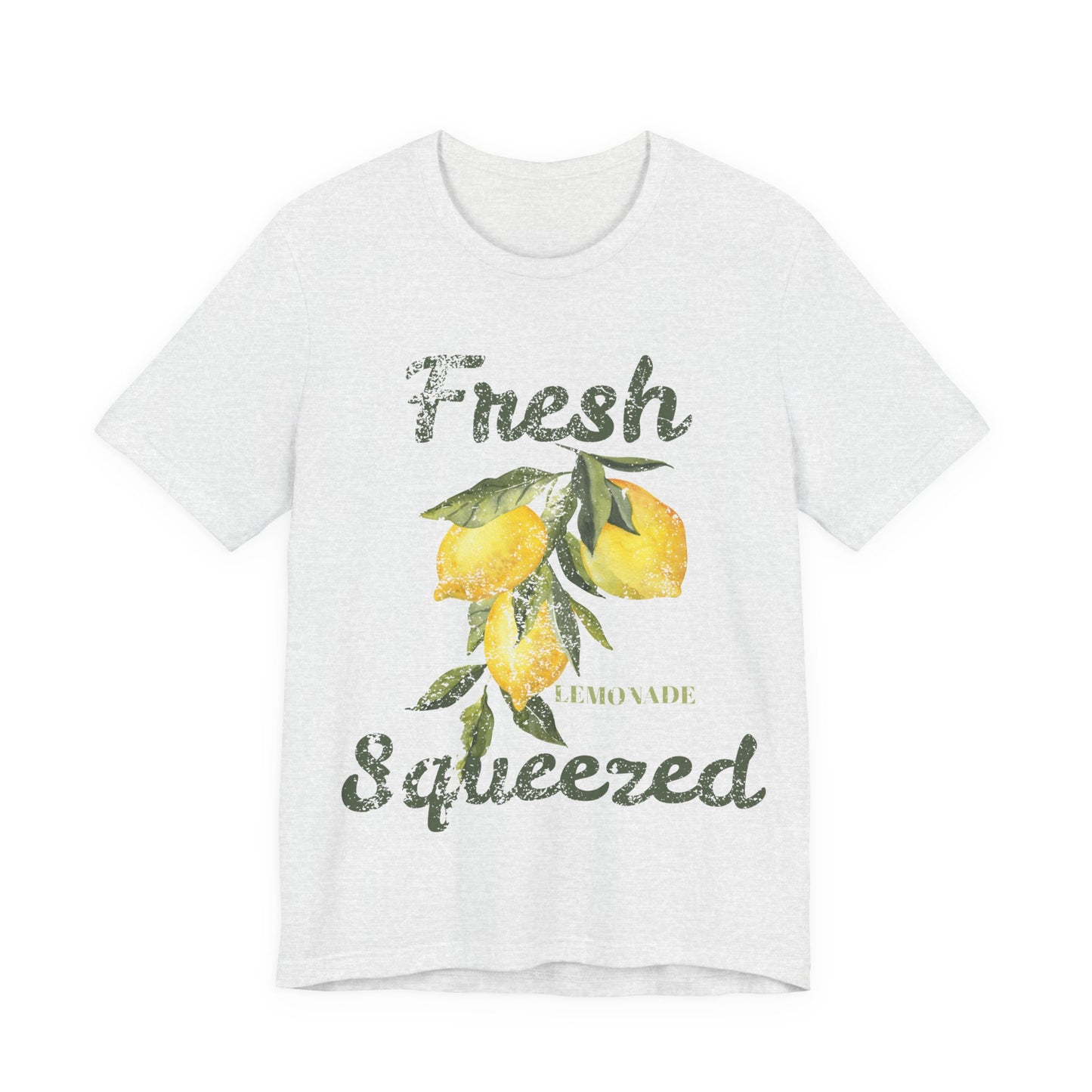 Fresh Squeezed Lemon Shirt, Lemon Graphic Tee, Cute Summer Citrus Shirt, Lemon Lover Gift, Retro Fruit Graphic T-Shirt