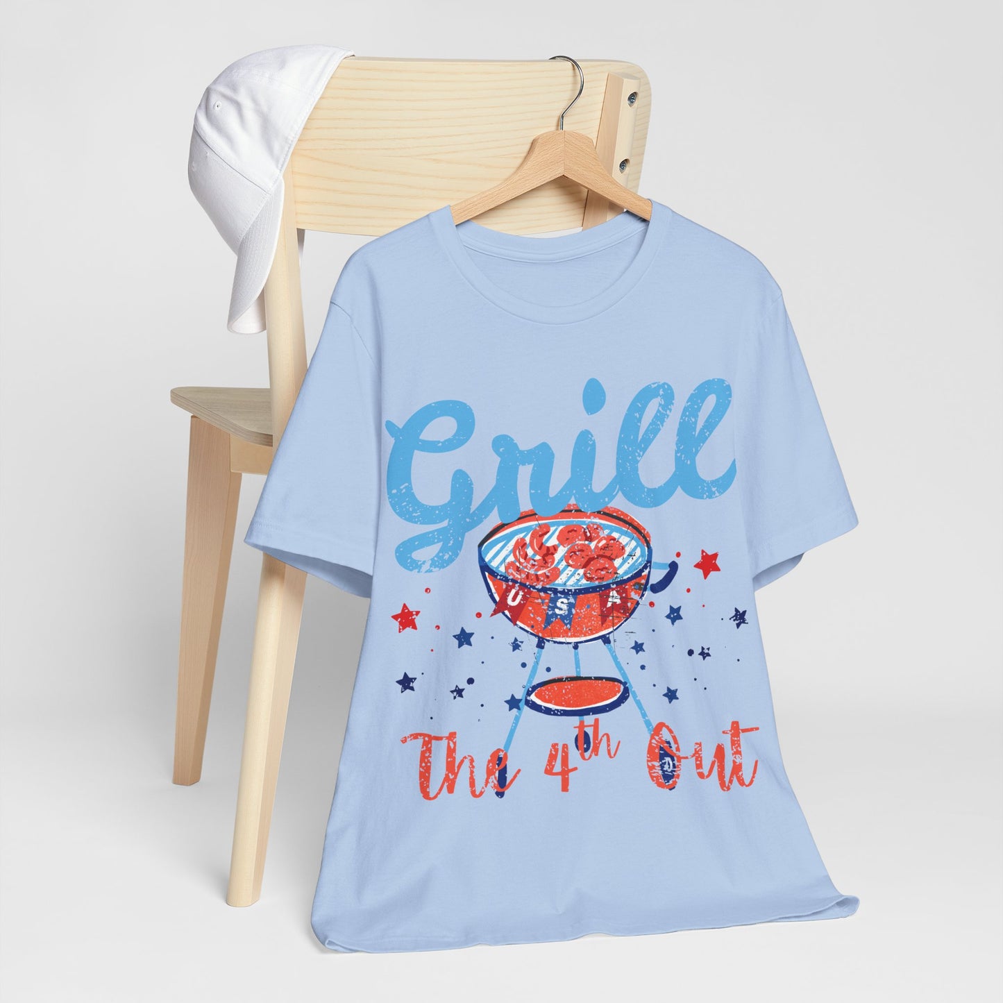 Grill the 4th Out T-shirt, Funny 4th of July BBQ Tee, Patriotic Grill Shirt, Independence Day T-Shirt, Summer Cookout Tee