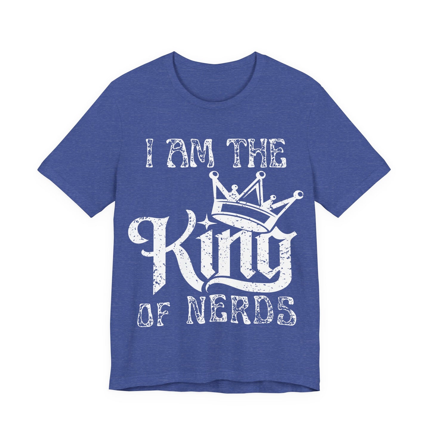 King of Nerds Shirt, Funny Nerd Shirt, Geek Pride Tee, Gamer Shirt, Nerd Humor Tee, Geek Gift, Comic Style Graphic Tee