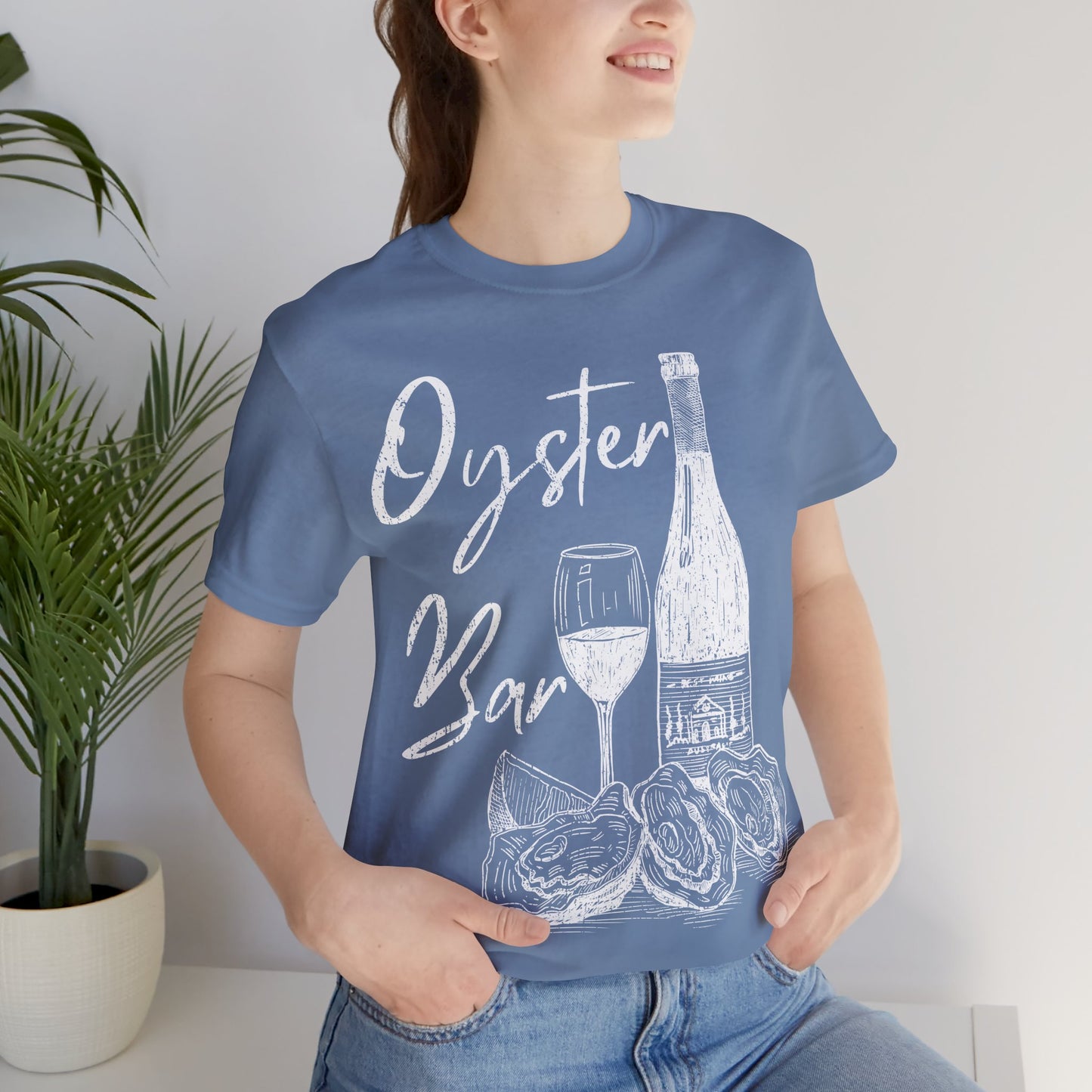 Oyster Bar Shirt, Coastal Grandma Tee, Beach Vacation Shirt, Seafood Lover Shirt, Coastal Chic Tee, Wine Lover Shirt, Summer Beach Tee