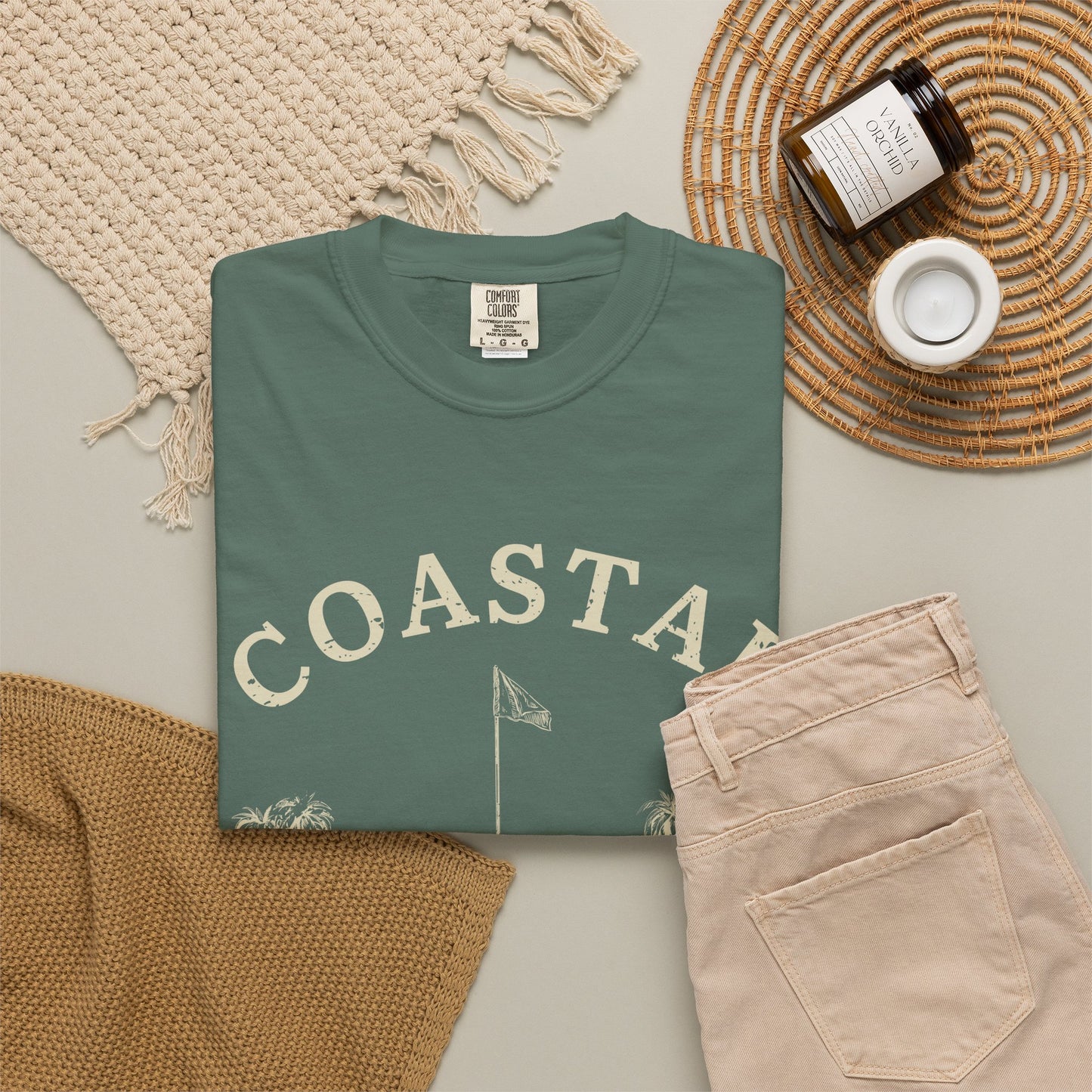 Coastal Country Club Shirt, Coastal Golf Tee, Beach Club T-Shirt, Golf Lifestyle Shirt, Resort Wear, Golfer Gift