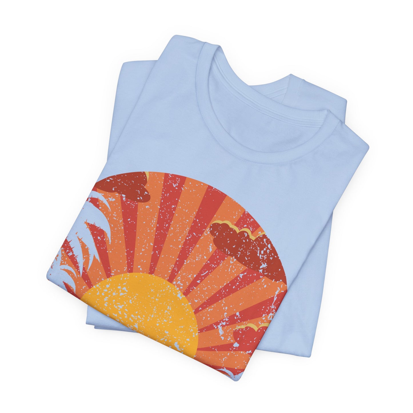 Chasing Sunsets Shirt, Retro Beach Sunset Tee, Coastal Summer Shirt, Ocean Graphic Tee, Vacation Shirt, Beach Lover Tee
