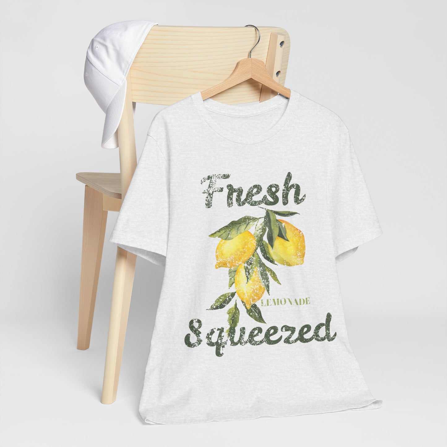 Fresh Squeezed Lemon Shirt, Lemon Graphic Tee, Cute Summer Citrus Shirt, Lemon Lover Gift, Retro Fruit Graphic T-Shirt