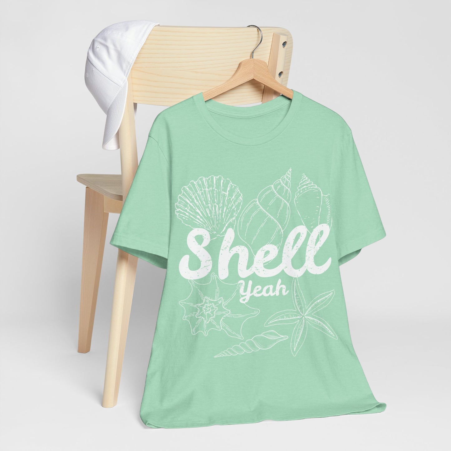 Shell Yeah Shirt, Beach Vacation Tee, Coastal Summer Shirt, Cute Beach Shirt, Ocean Graphic Tee, Funny Beach Tee, Summer Outfit