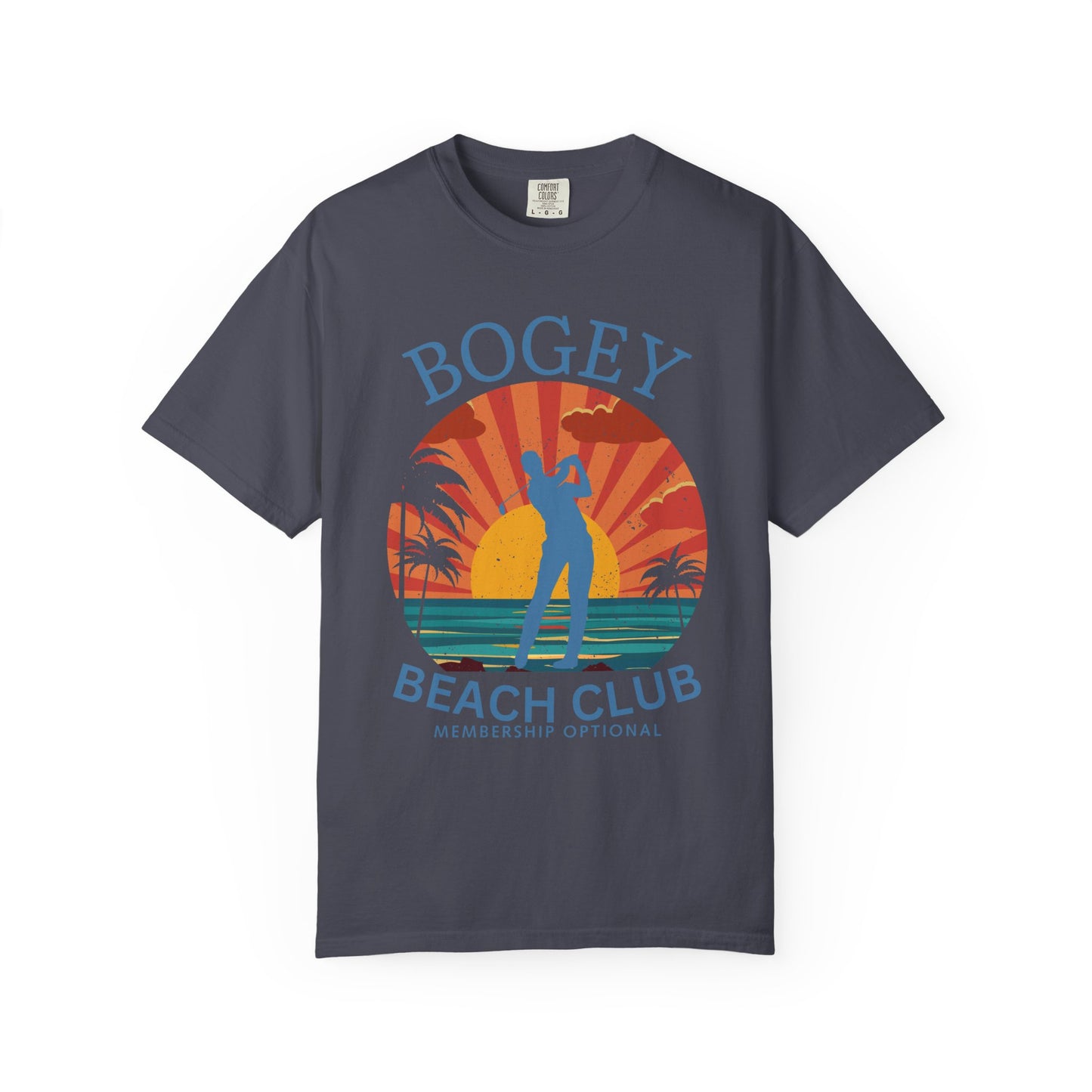Bogey Beach Club Shirt, Funny Golf Shirt, Coastal Golf Tee, Golf Vacation T-Shirt, Beach Golfer Gift, Golf Lifestyle Apparel