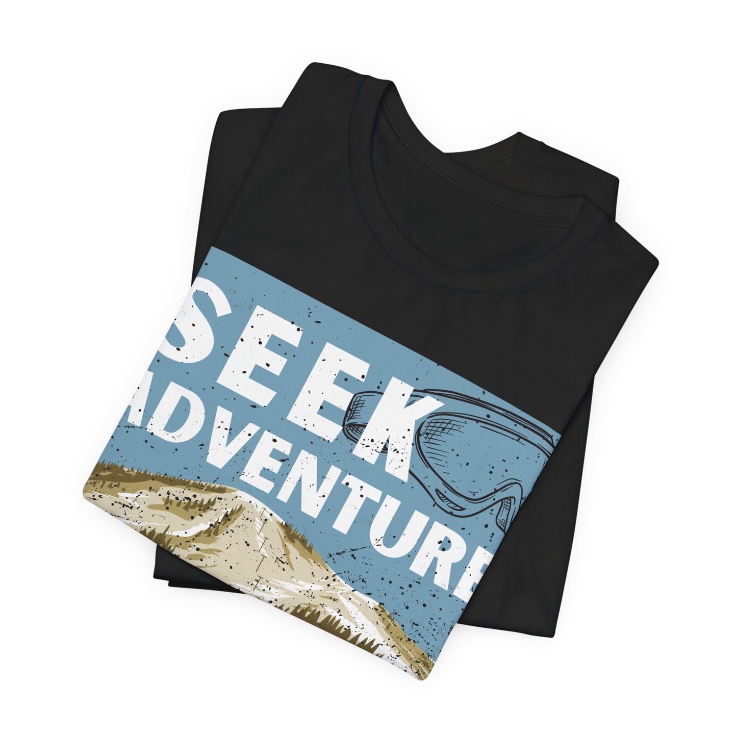 Seek Adventure Shirt, Ski Graphic Tee, Winter Mountain Shirt, Snowboarding Tee, Ski Trip Shirt, Outdoor Adventure Shirt, Travel Tee