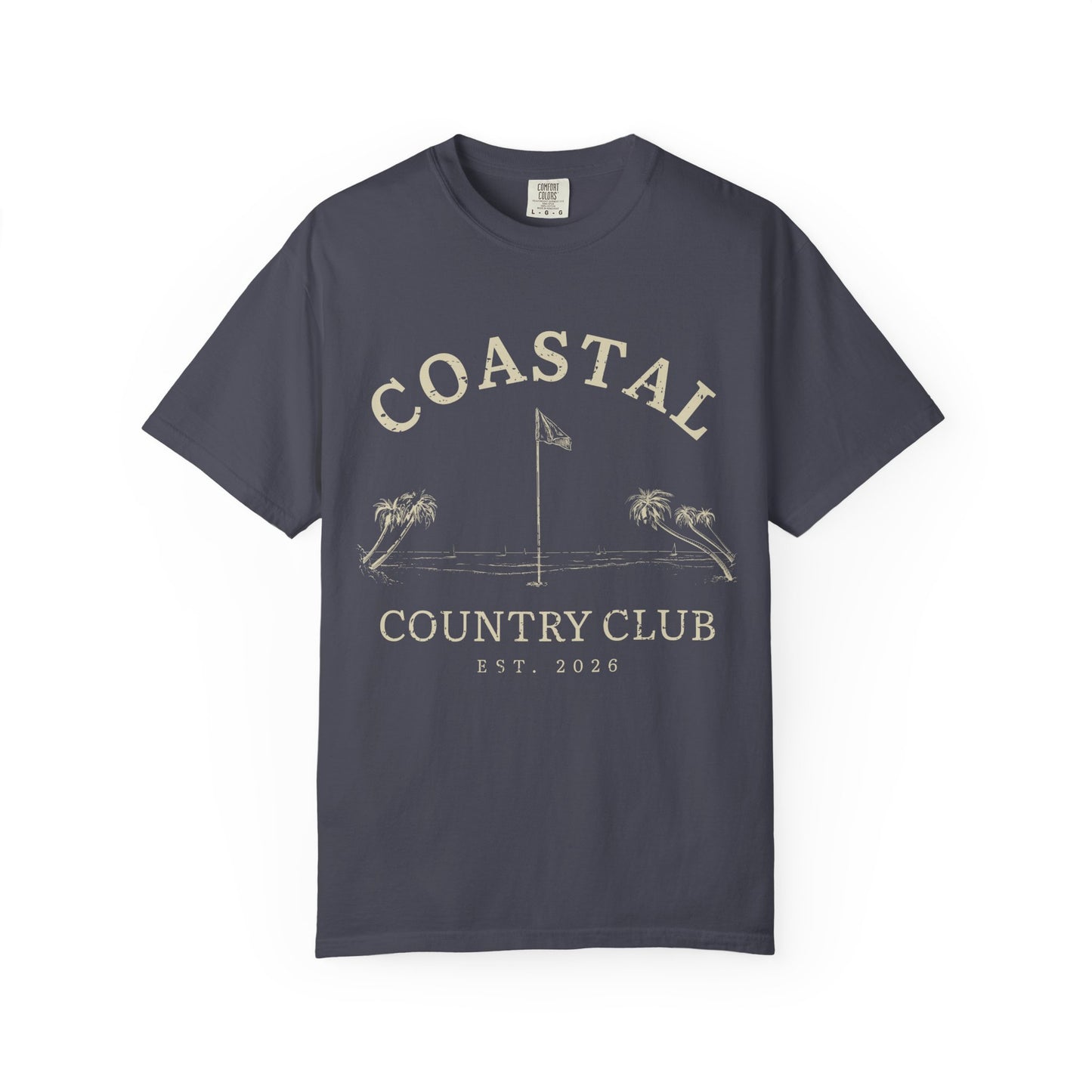Coastal Country Club Shirt, Coastal Golf Tee, Beach Club T-Shirt, Golf Lifestyle Shirt, Resort Wear, Golfer Gift