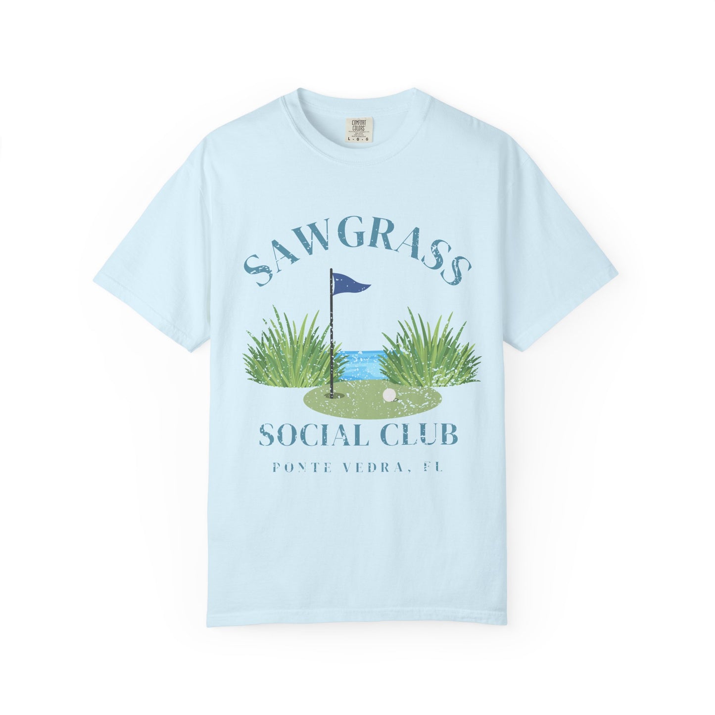 Sawgrass Social Club Shirt, Ponte Vedra Beach Tee, Coastal Golf Shirt, Florida Golf T-Shirt, Golf Lover Gift