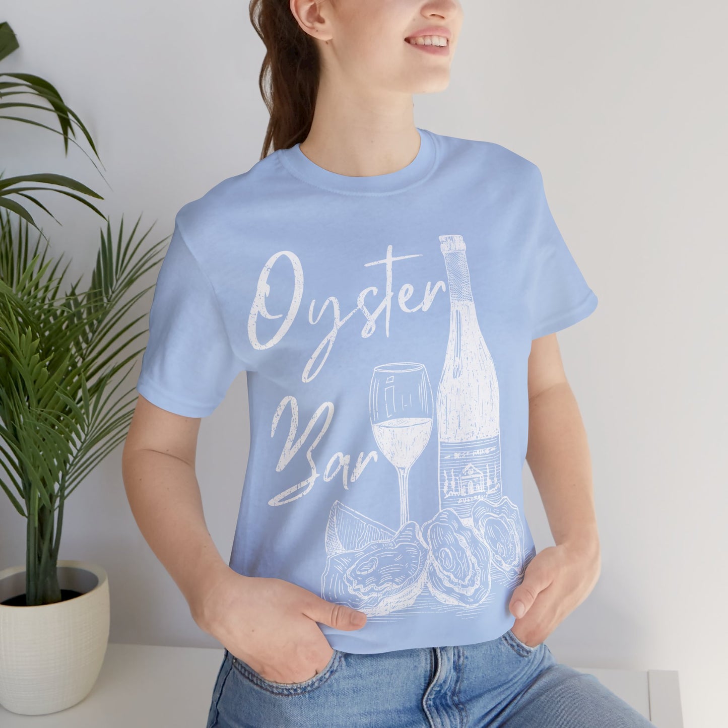 Oyster Bar Shirt, Coastal Grandma Tee, Beach Vacation Shirt, Seafood Lover Shirt, Coastal Chic Tee, Wine Lover Shirt, Summer Beach Tee