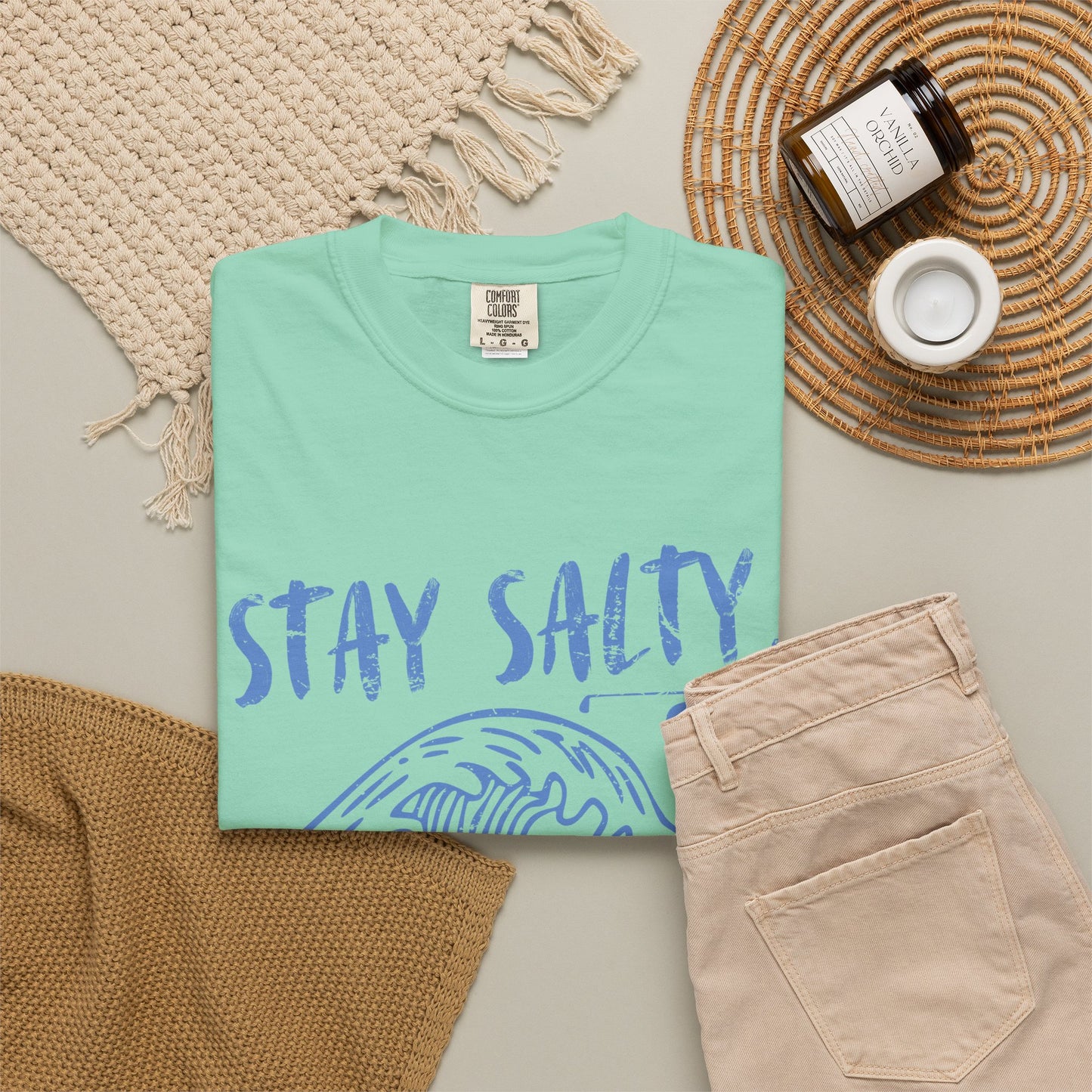 Stay Salty Swing Easy Shirt, Coastal Golf Shirt, Beach Golf Tee, Funny Golfer T, Golf Vacation Shirt, Coastal Lifestyle Tee, Golf Lover Gift