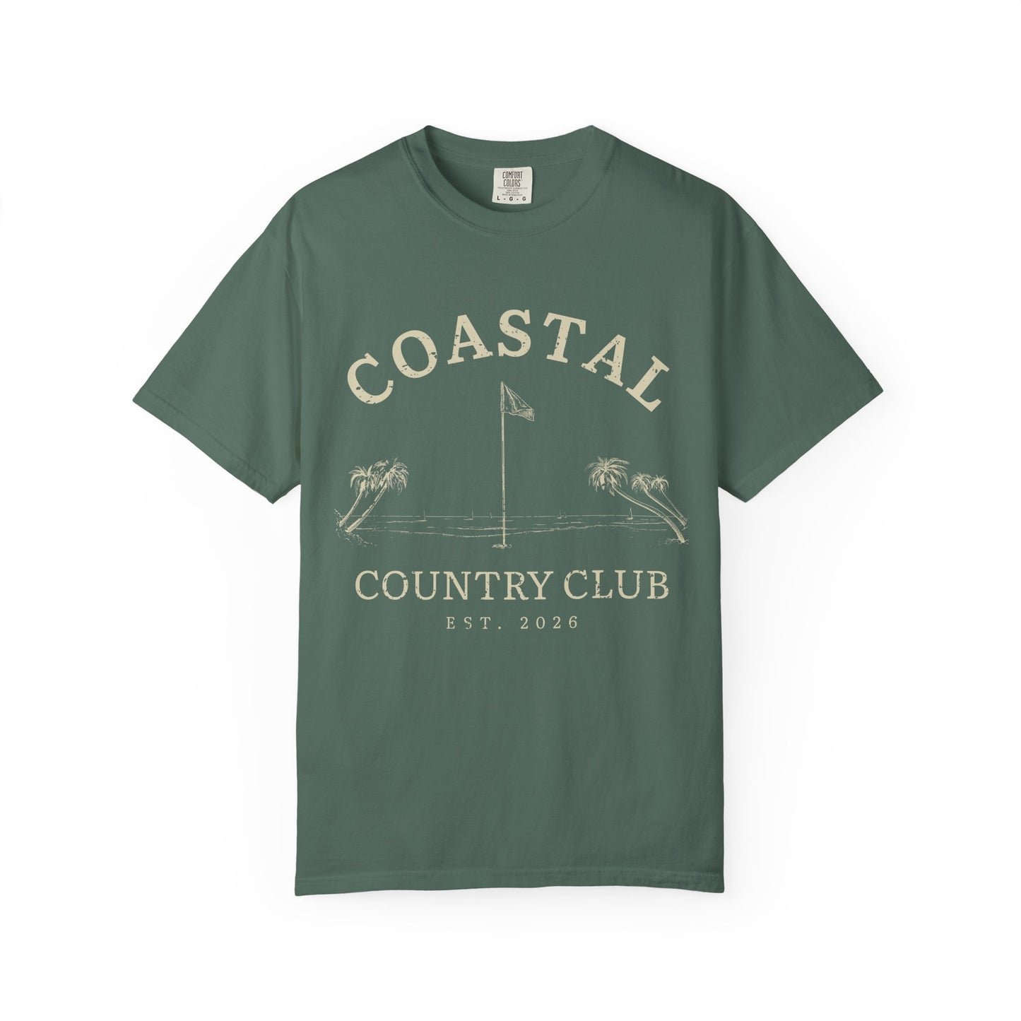 Coastal Country Club Shirt, Coastal Golf Tee, Beach Club T-Shirt, Golf Lifestyle Shirt, Resort Wear, Golfer Gift