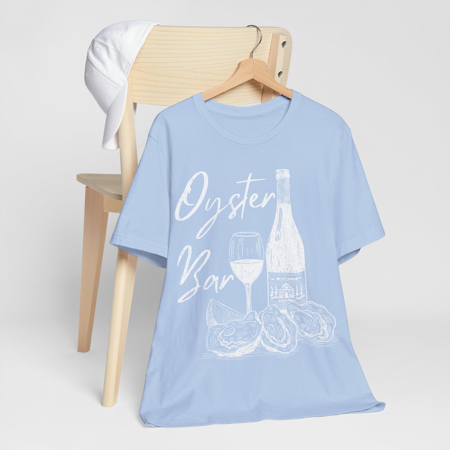 Oyster Bar Shirt, Coastal Grandma Tee, Beach Vacation Shirt, Seafood Lover Shirt, Coastal Chic Tee, Wine Lover Shirt, Summer Beach Tee
