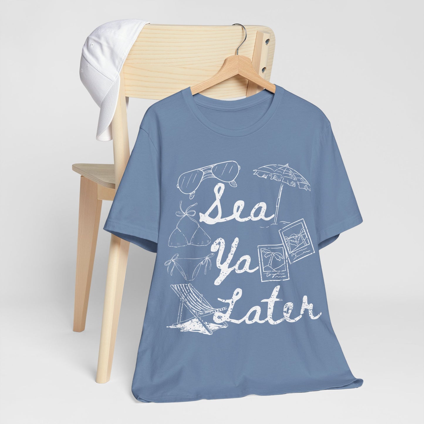 Sea Ya Later Shirt, Beach Vacation Tee, Coastal Summer Shirt, Ocean Graphic Tee, Cute Beach Shirt, Summer Vacation Outfit