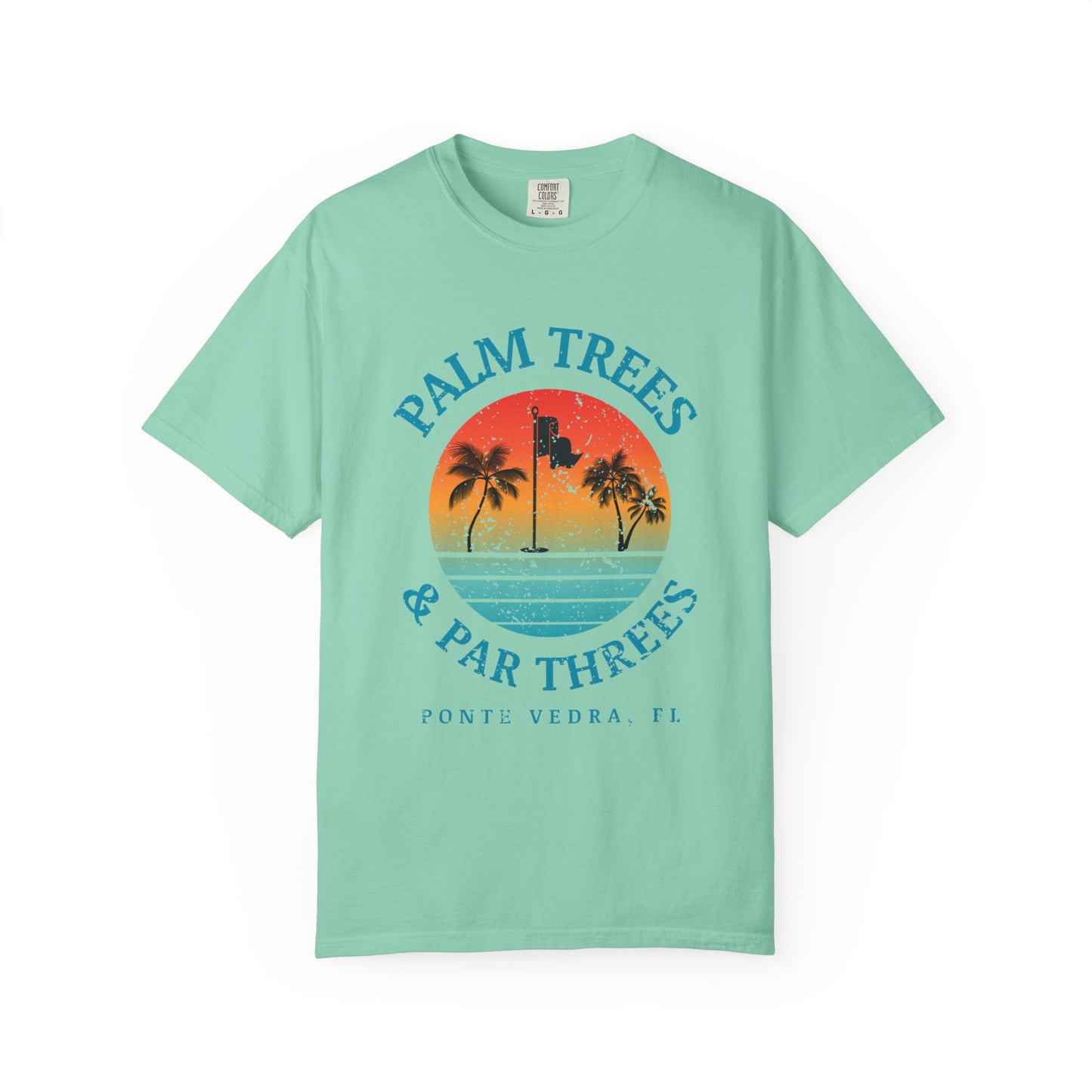 Ponte Vedra Beach, Saltwater & Sand Wedges Shirt, Beach Golf Tee, Golf Vacation T-Shirt, Coastal Lifestyle Apparel, Golfer Gift for Men
