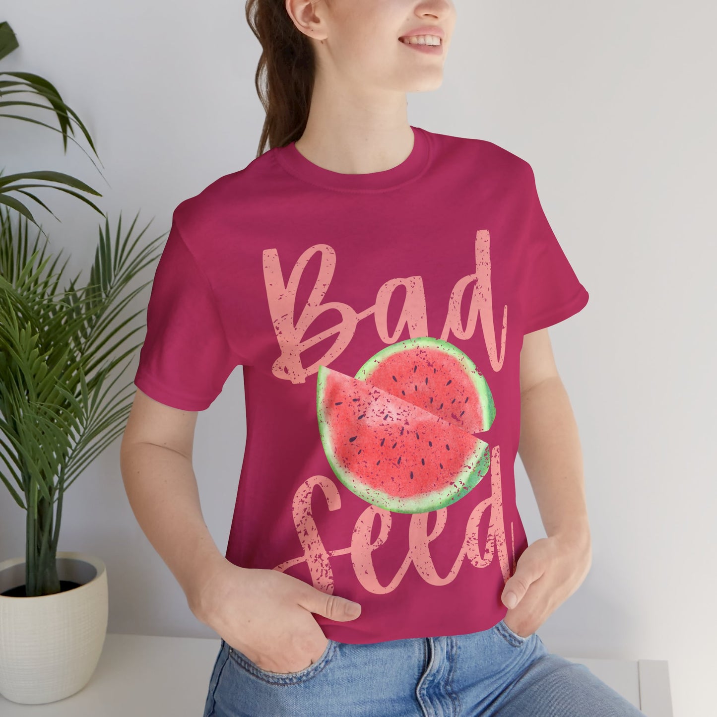 Bad Seed Watermelon Shirt, Cute Summer Tee, Funny Sassy Graphic Tee, Trendy Aesthetic Shirt, Fruit Graphic Tee, Teen Girl Outfit