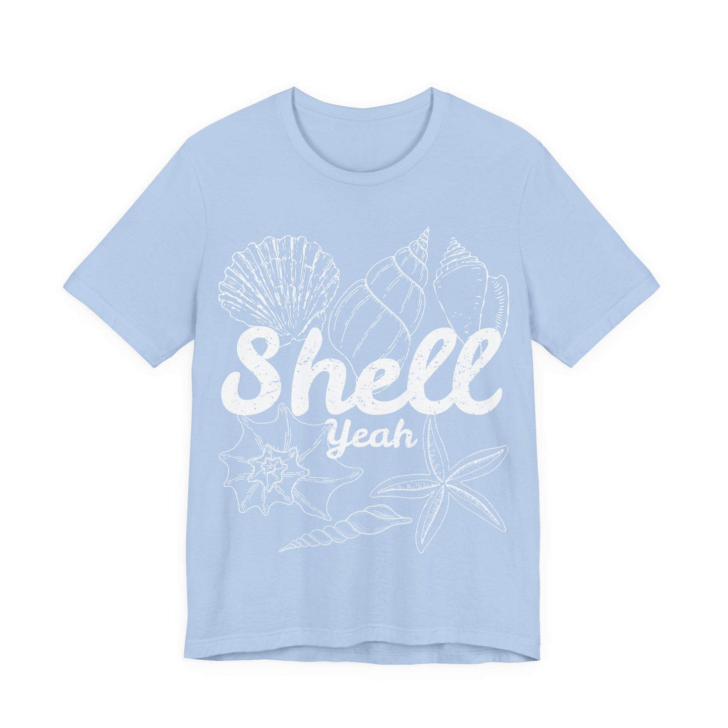 Shell Yeah Shirt, Beach Vacation Tee, Coastal Summer Shirt, Cute Beach Shirt, Ocean Graphic Tee, Funny Beach Tee, Summer Outfit
