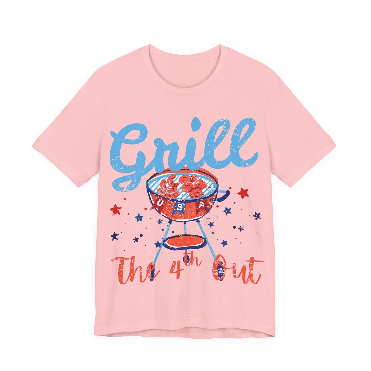 Grill the 4th Out T-shirt, Funny 4th of July BBQ Tee, Patriotic Grill Shirt, Independence Day T-Shirt, Summer Cookout Tee