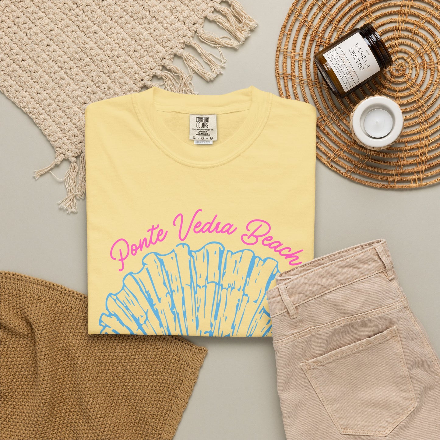 Ponte Vedra Beach Florida Shirt, Coastal Shell Tee, Florida Beach Shirt, Ponte Vedra Souvenir, Beach Vacation T-Shirt