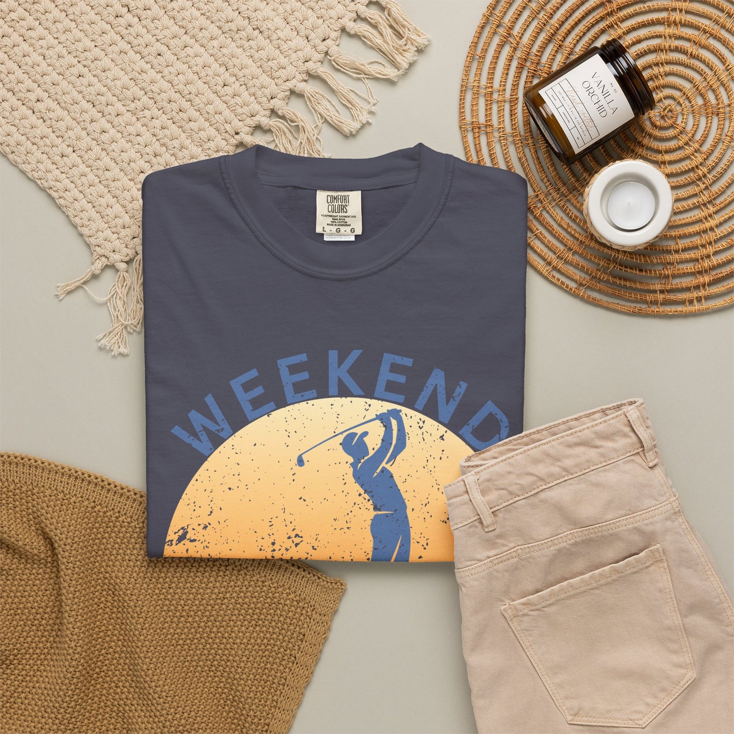 Weekend Tee Times Shirt, Coastal Golf Tee, Golf Vacation Shirt, Beach Golf T-Shirt, Funny Golfer Gift, Golf Lifestyle Tee